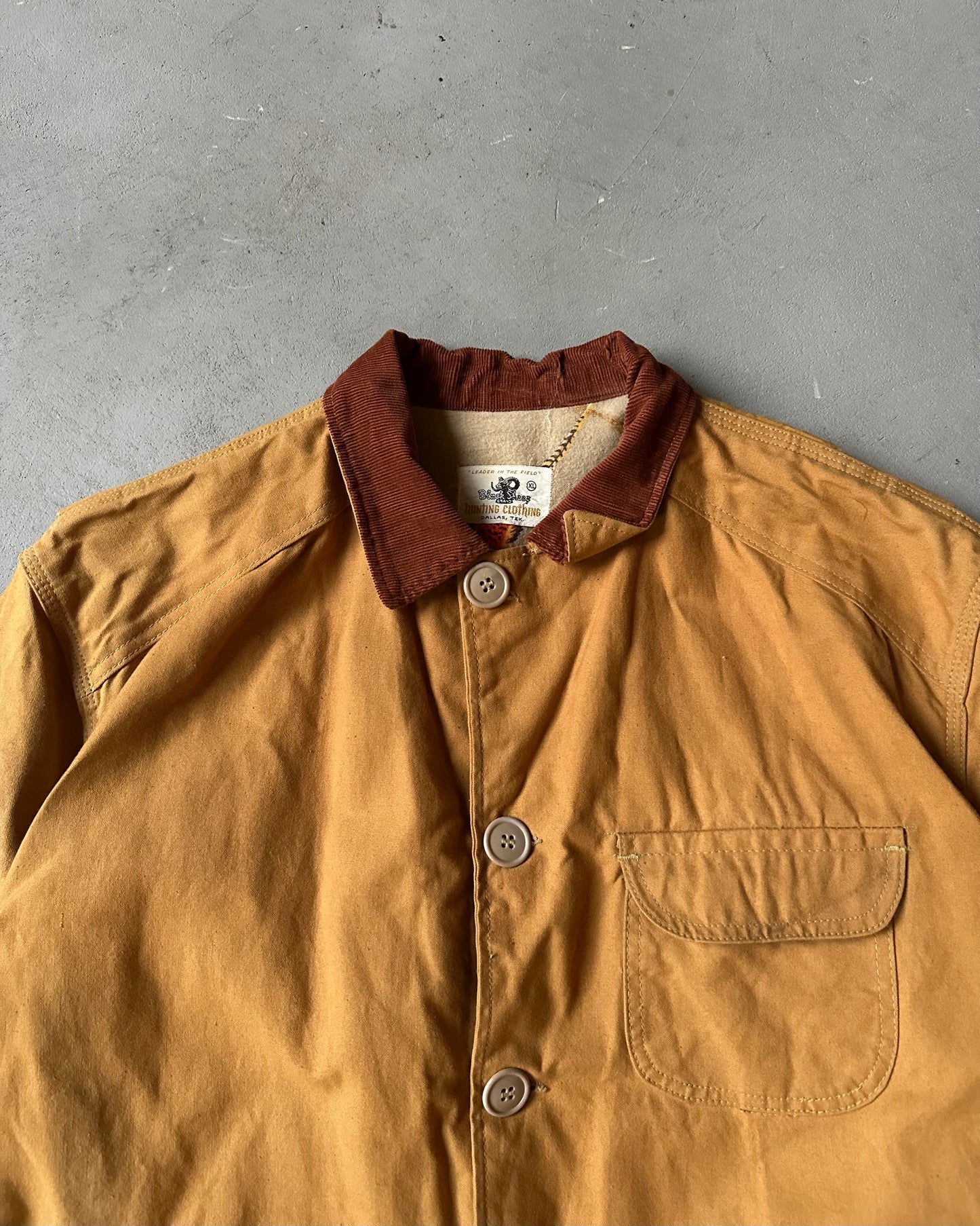 1970s - Faded Duck Black Sheep Hunting Coat - L/XL