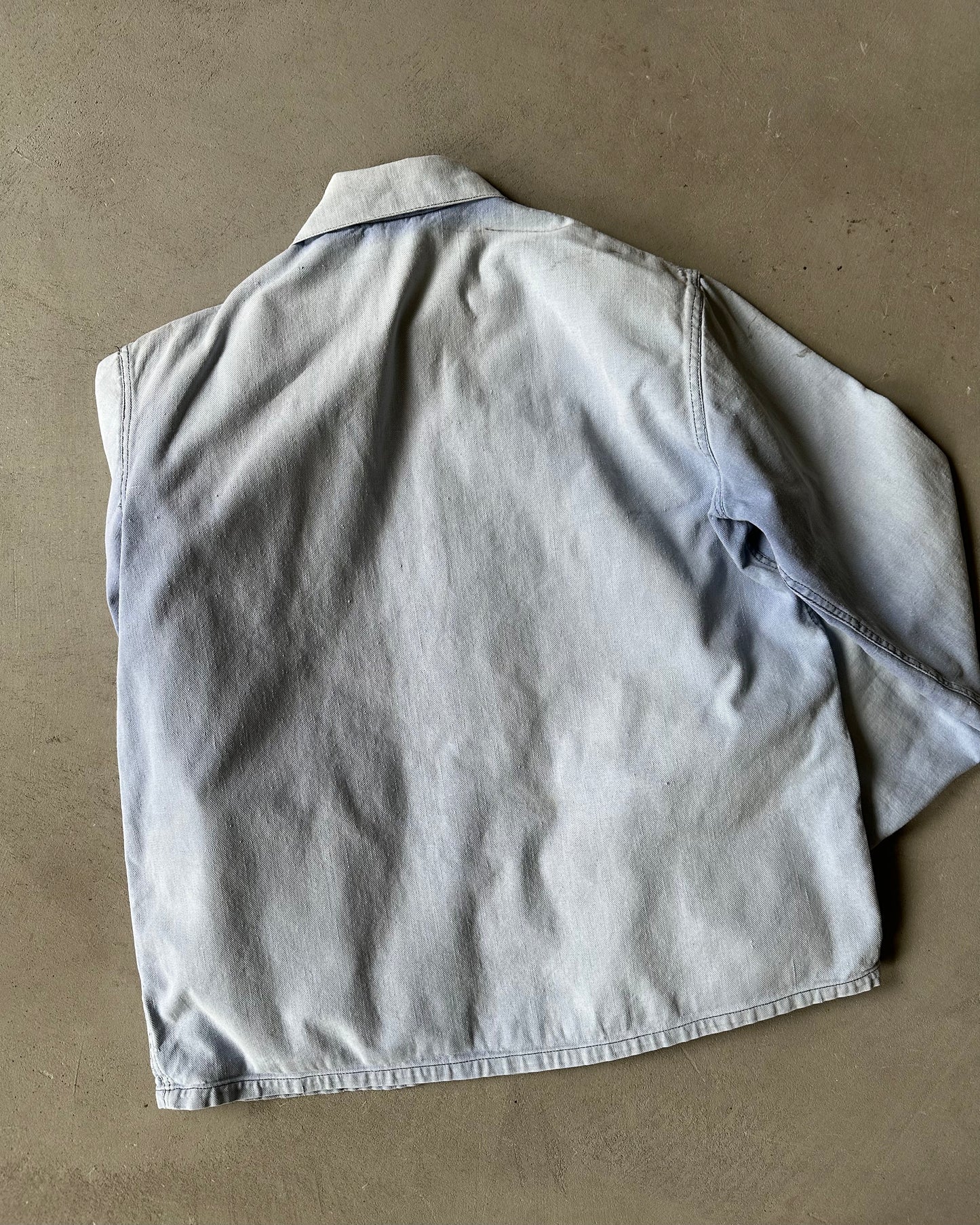 1970s - Distressed Blue Euro Chore - S/M