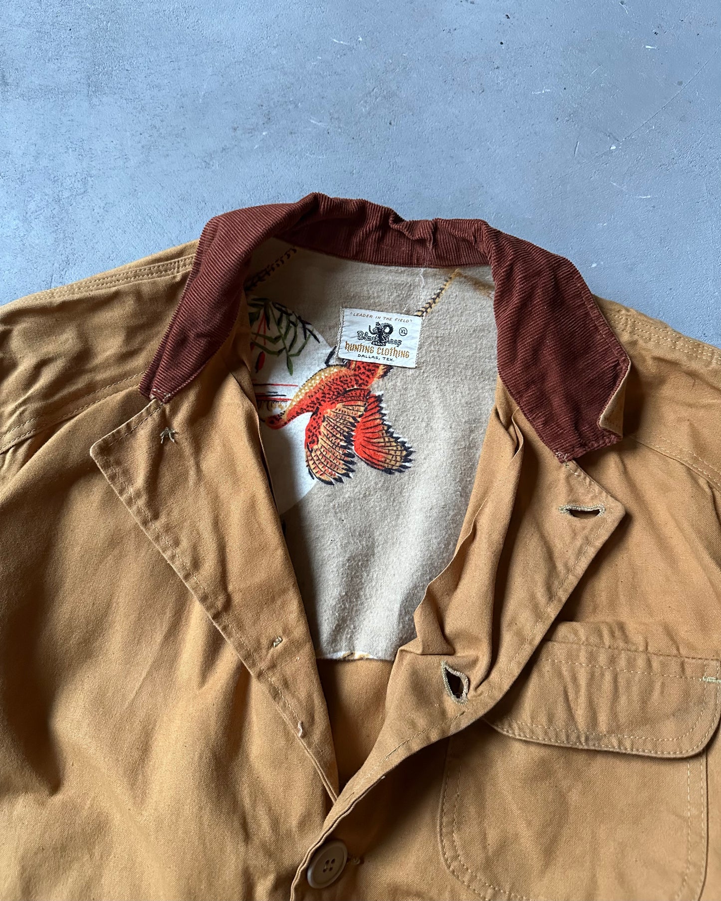 1970s - Faded Duck Black Sheep Hunting Coat - L/XL