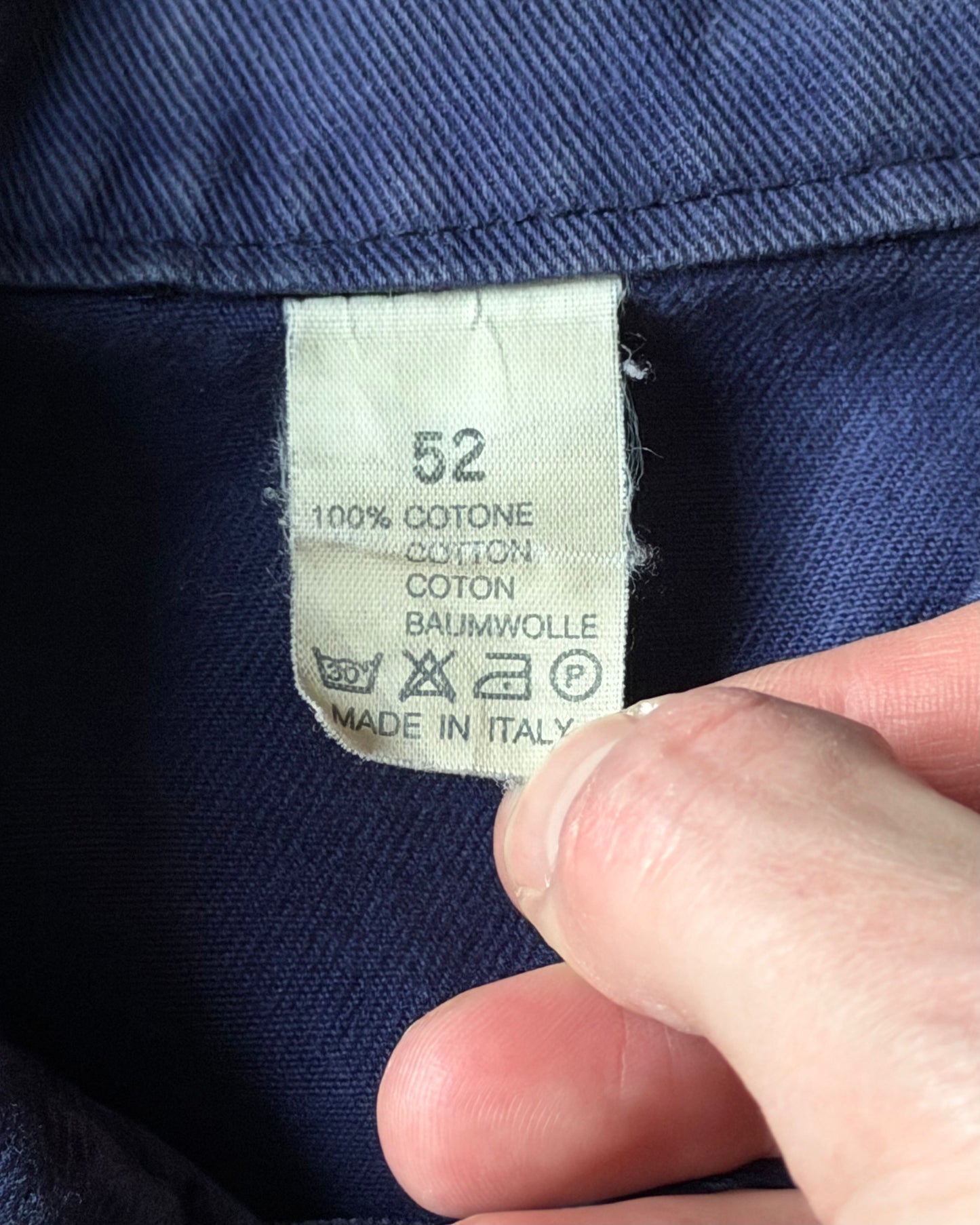 1980s - Distressed Navy Euro Chore - M