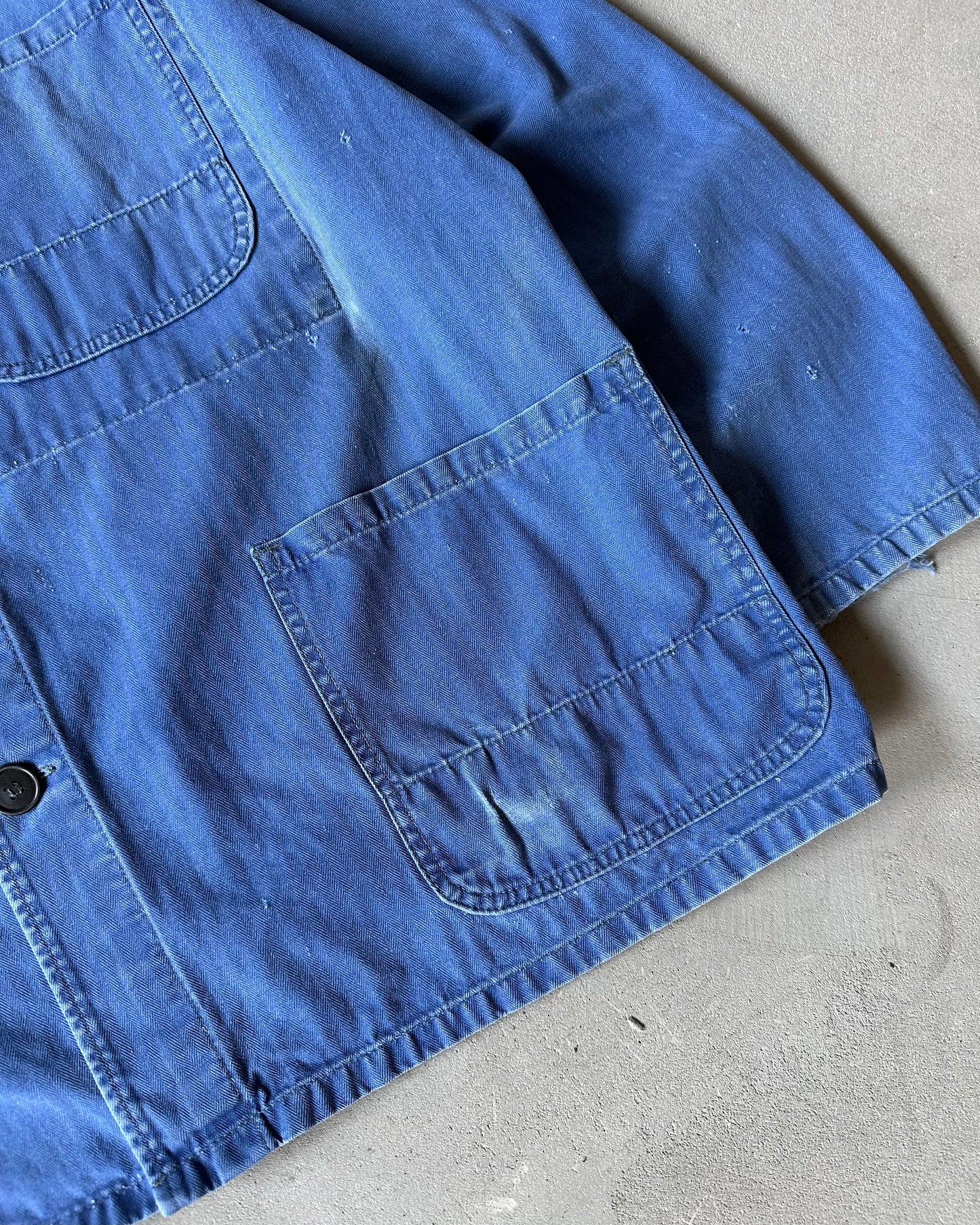 1990s - Faded Blue HBT German Chore - M