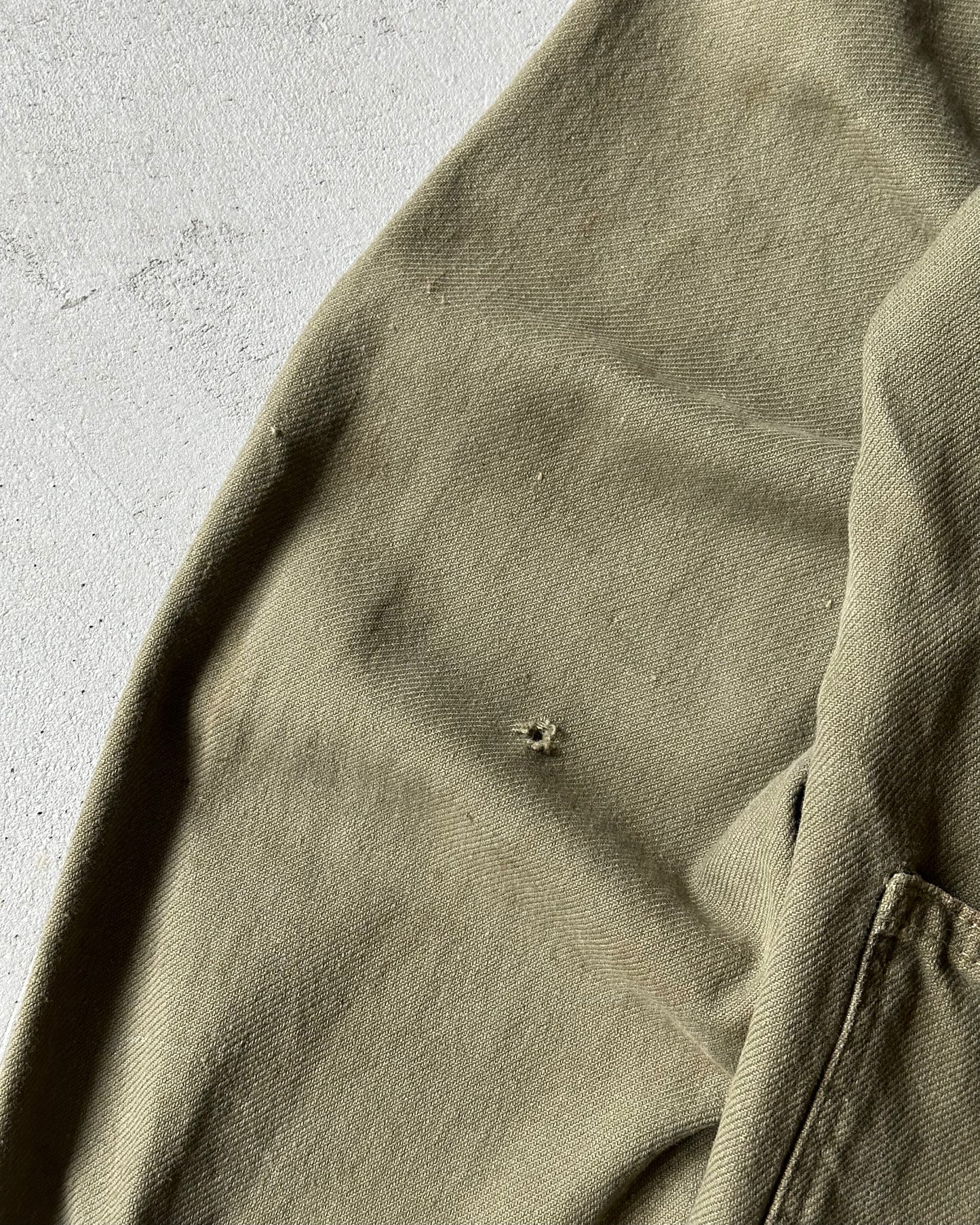 1970s - Distressed Green Euro Chore - S