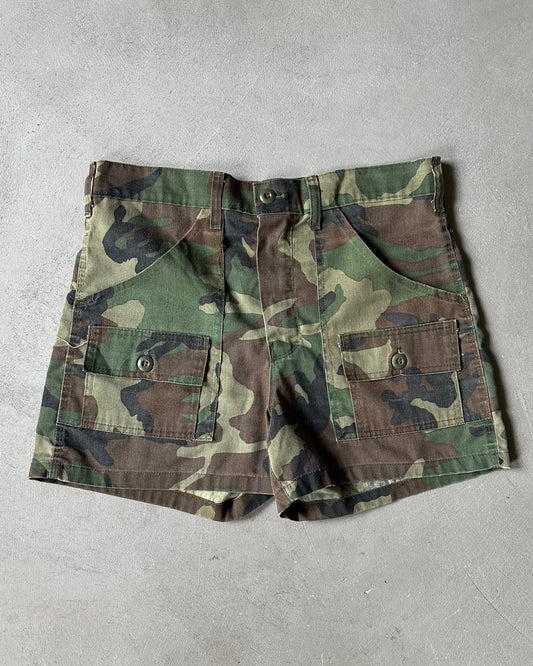 1980s - Camo Bush Shorts - 32