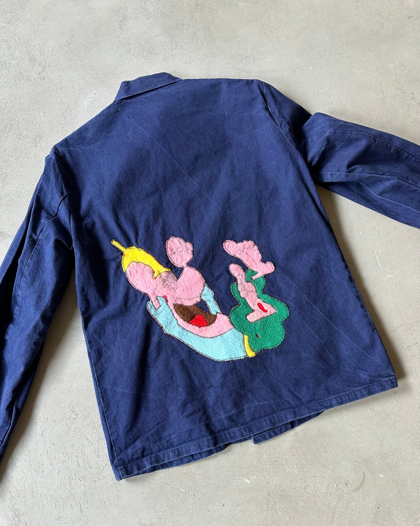 2000s - Navy Banana French Chore - M
