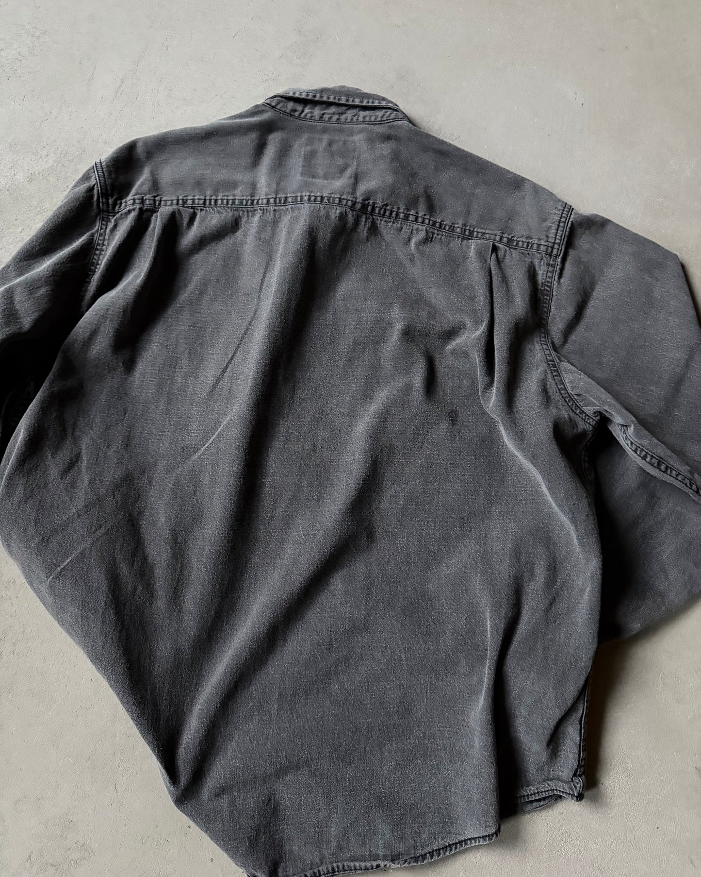 1990s - Faded Black Levi’s Shirt - XXL