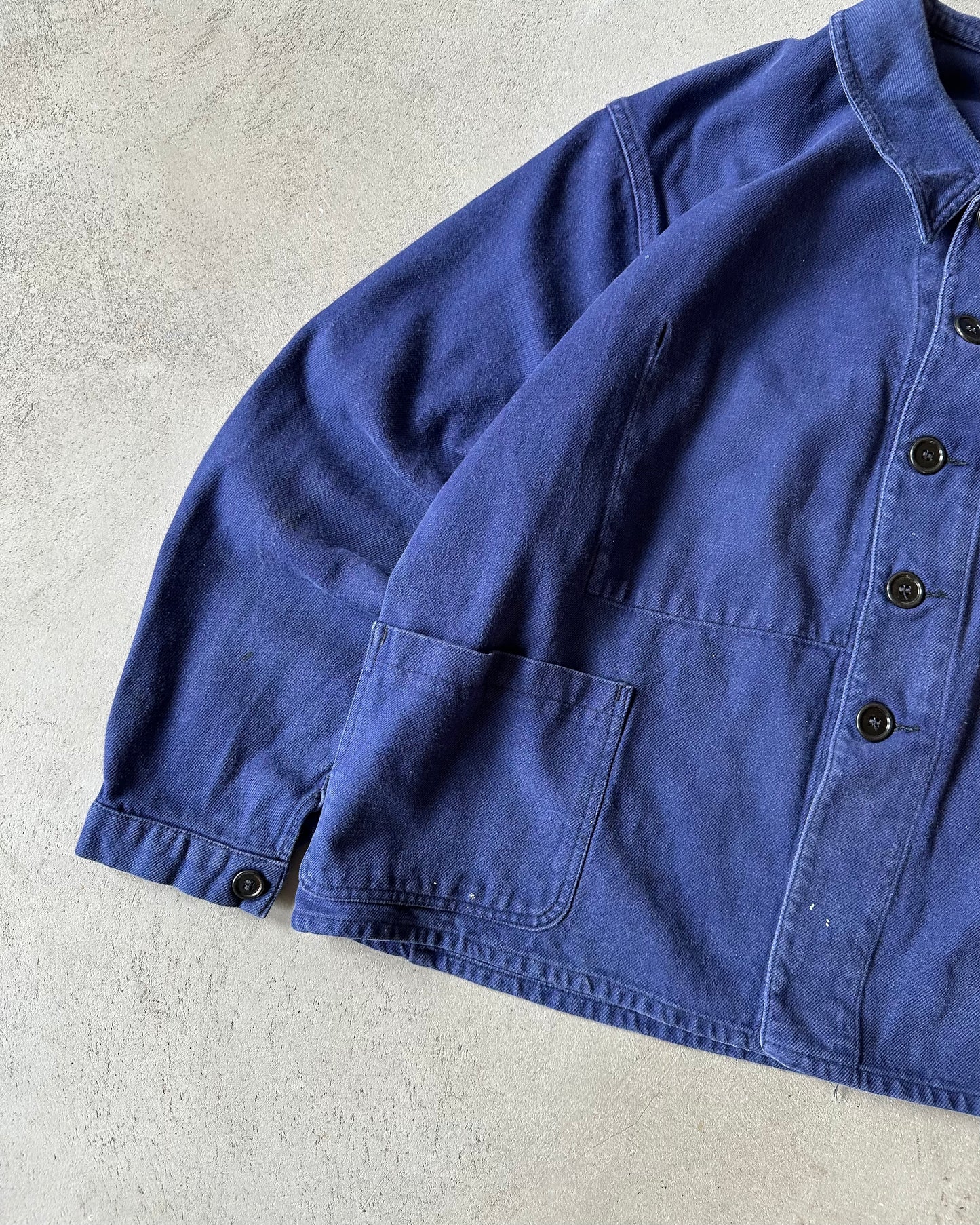 1960s - Navy Cropped French Chore - S/M