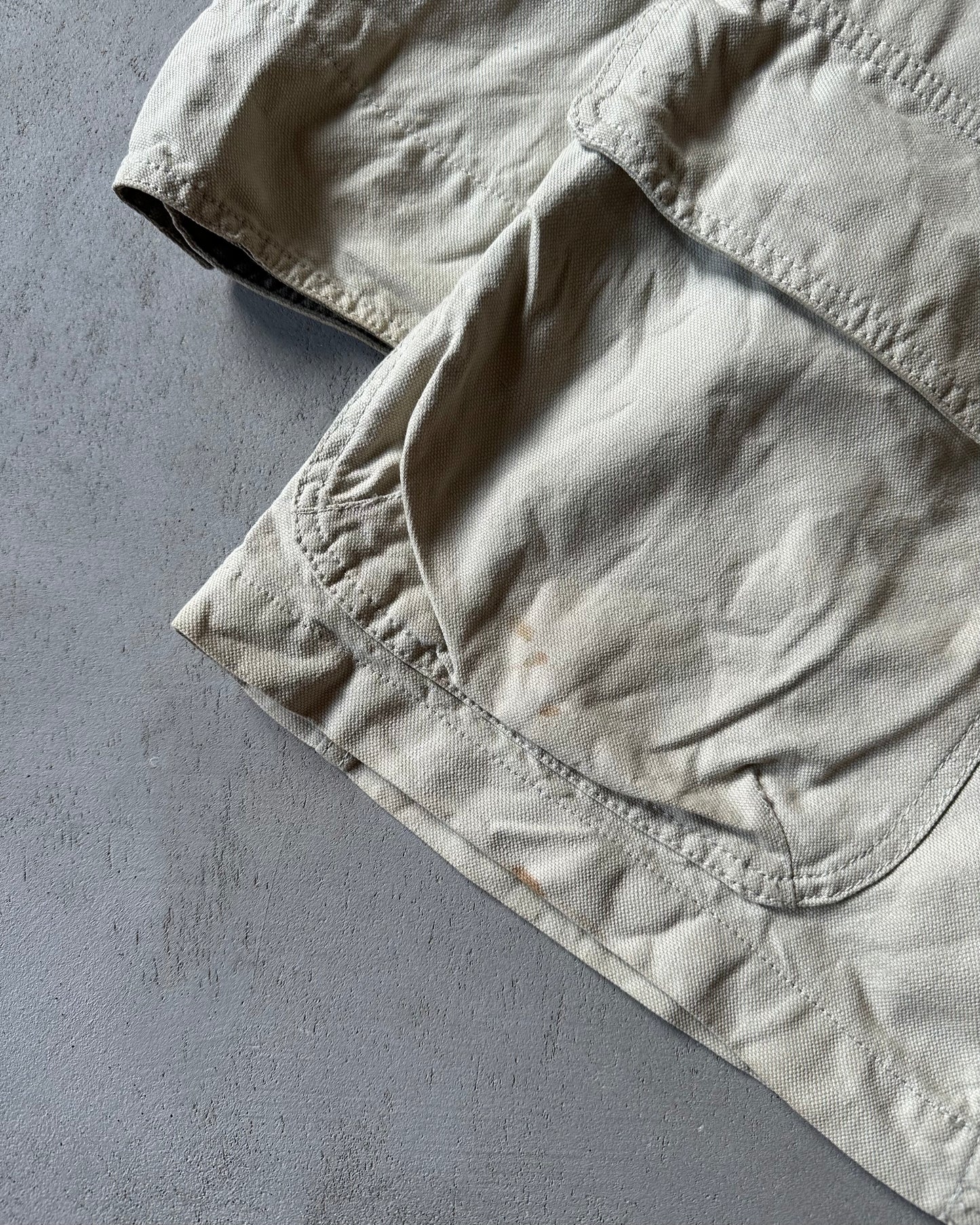 1990s - Beige Marlboro Barn Coat - M