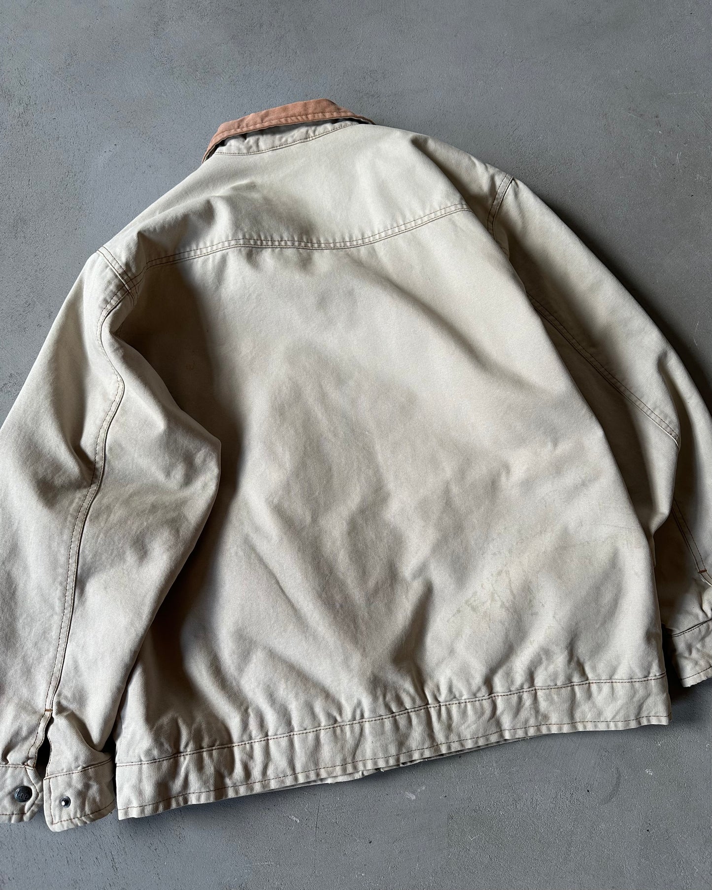 1990s - Beige LEE Work Jacket - L
