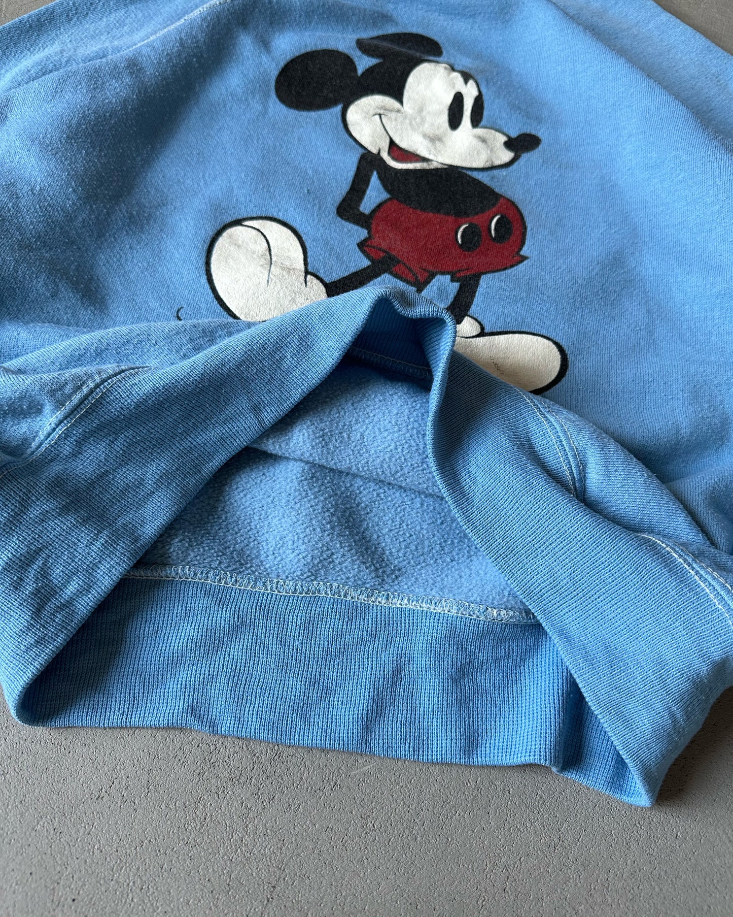 1970s - Light Blue "Mickey" Crewneck - XS