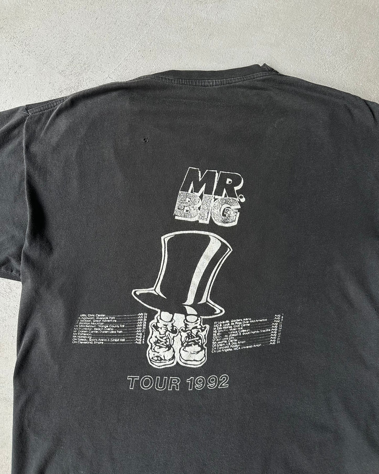 1990s - Faded Black MR.BIG T-Shirt - L