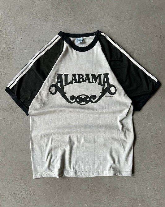 1980s - Grey/Black Alabama Ringer - M/L