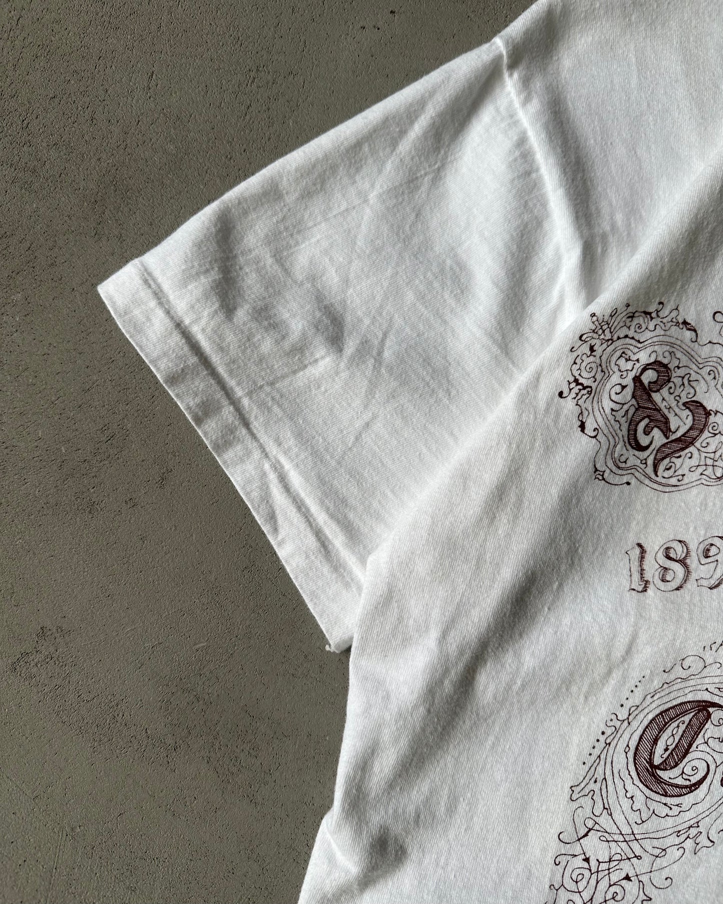 1990s - White Lizzie Borden T-Shirt - M/L