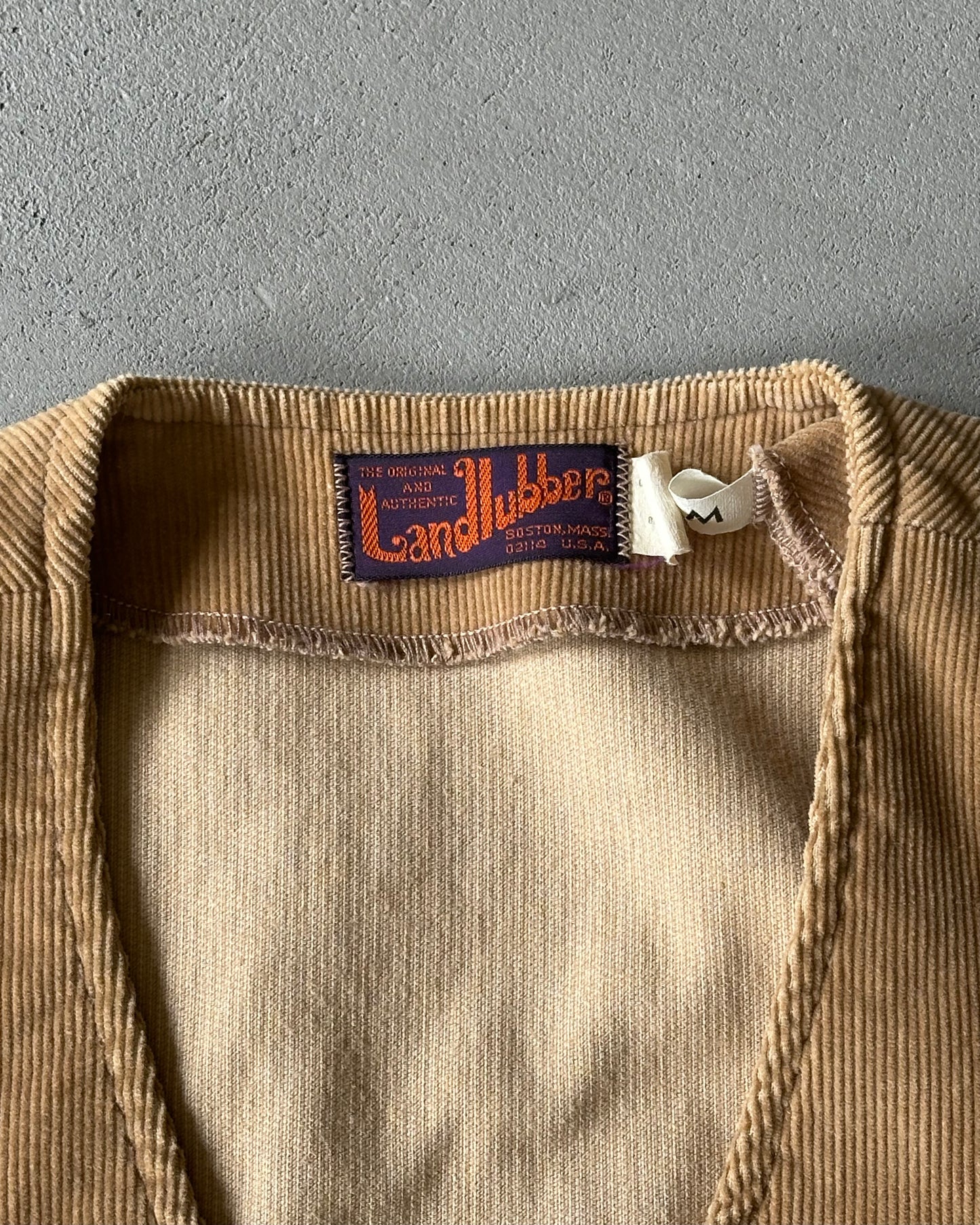 1970s - Tan LandLubber Corduroy Women's Vest - (W)XS