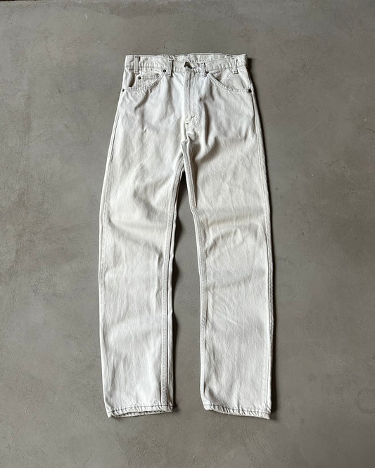 1980s - Cream 505 Levi's Jeans - 29x31