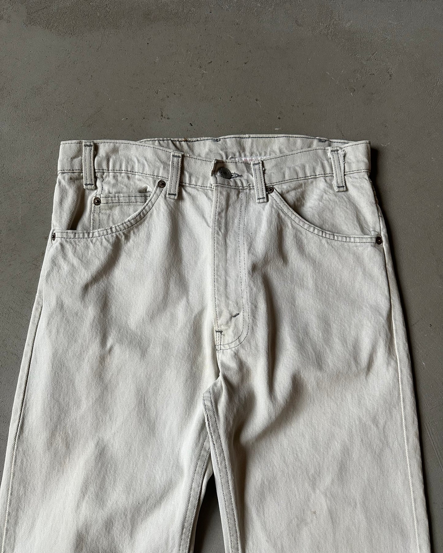 1980s - Cream 505 Levi's Jeans - 29x31