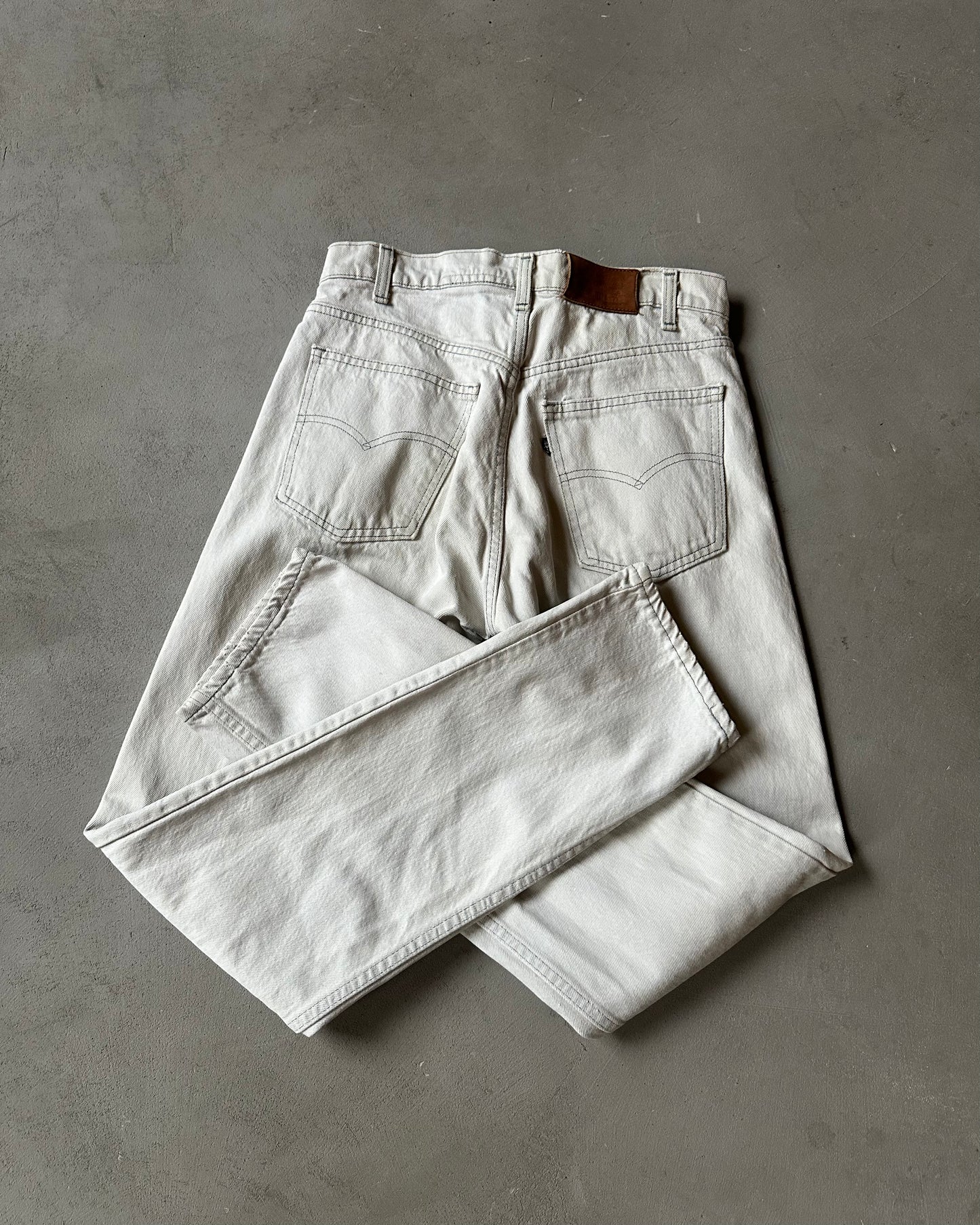 1980s - Cream 505 Levi's Jeans - 29x31