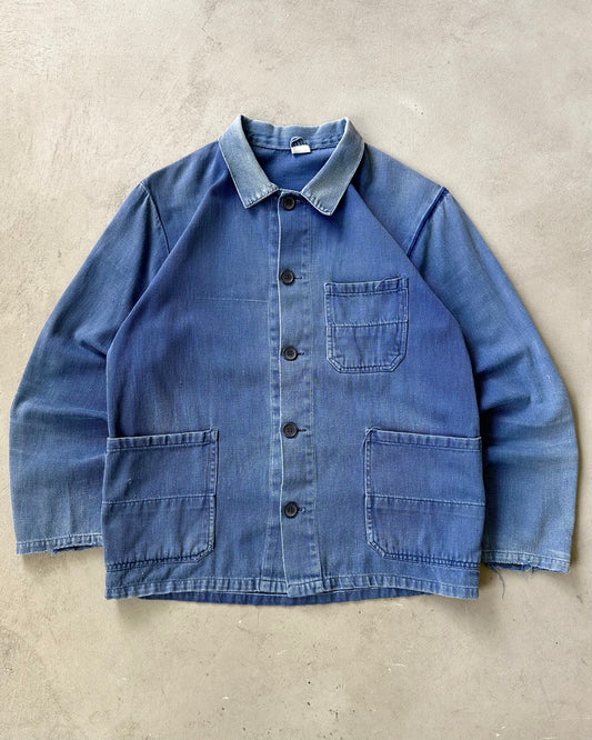 1980s - Faded Blue French Chore - XS/S