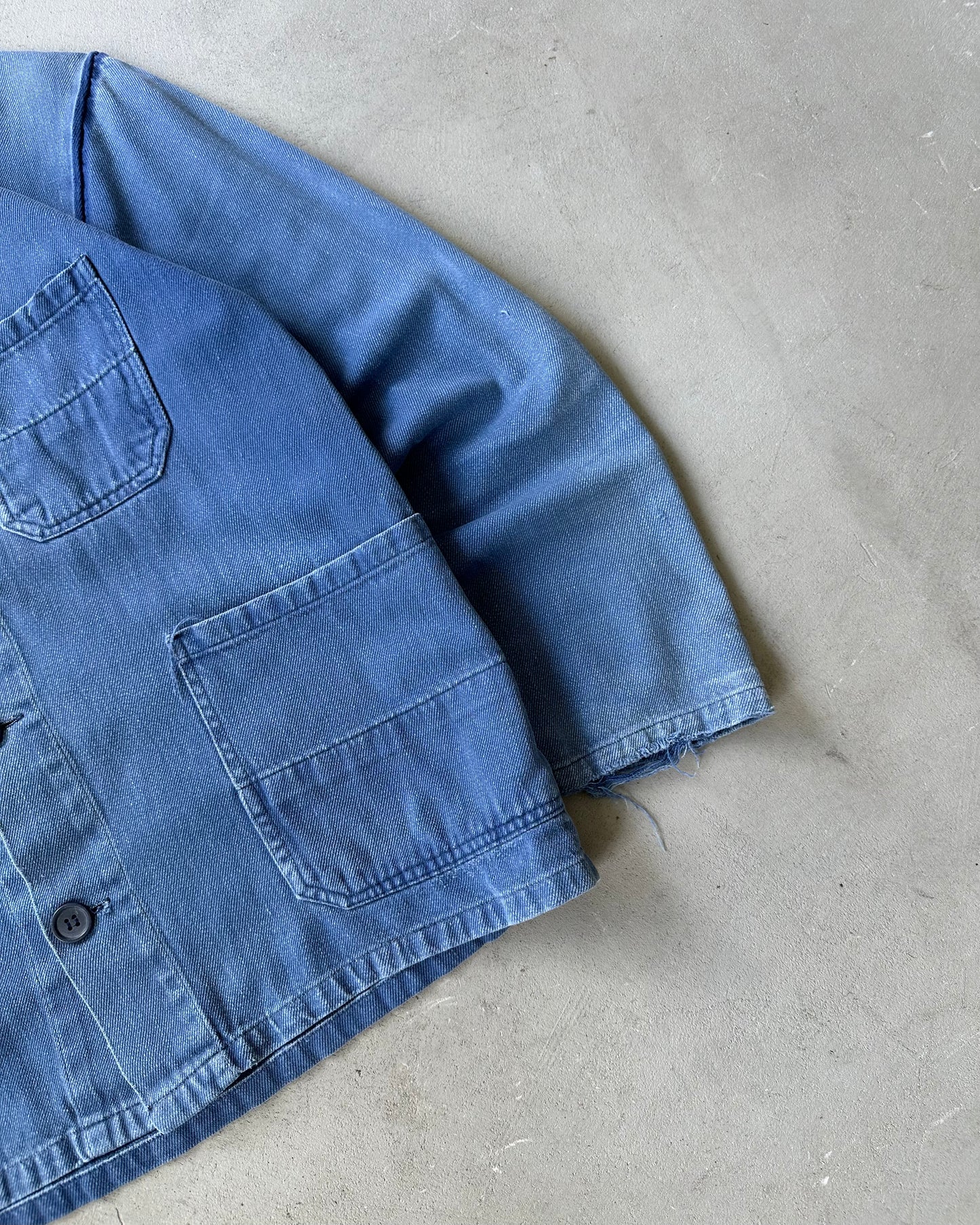 1980s - Faded Blue French Chore - XS/S