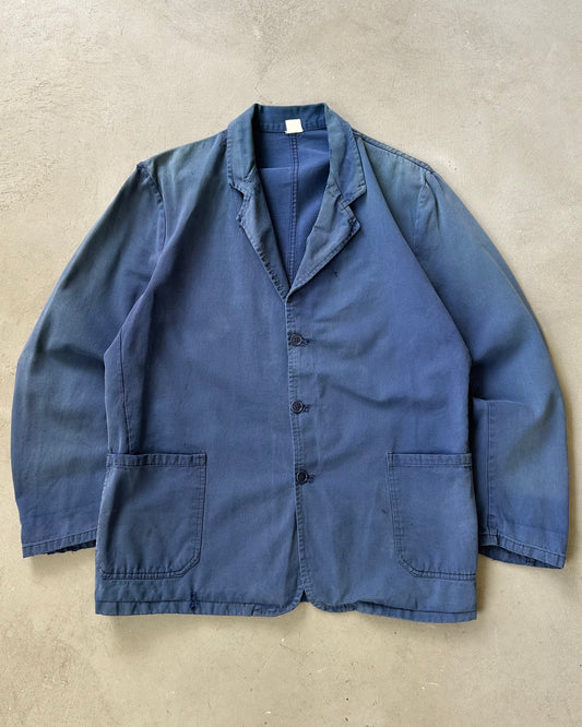 1970s - Faded Blue French Chore - L