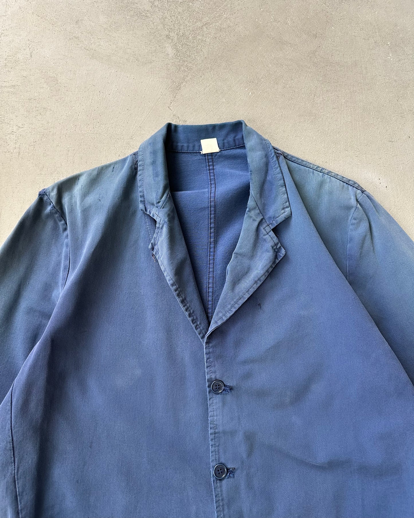 1970s - Faded Blue French Chore - L