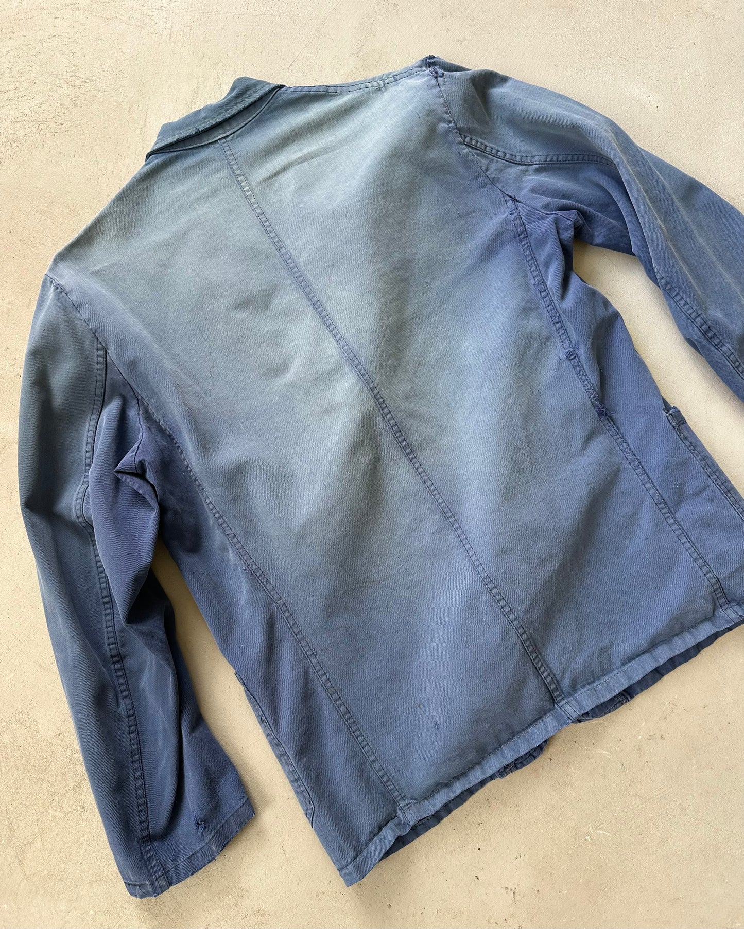 1970s - Faded Blue French Chore - L