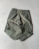 1970s - Faded Khaki Work Pants - 28x29