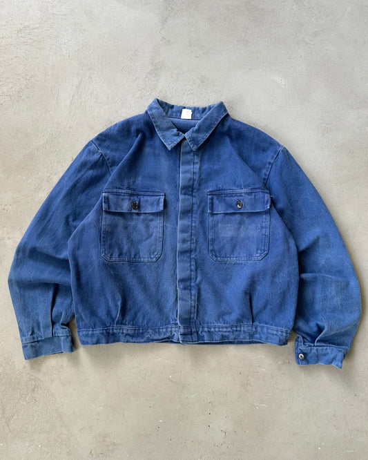 1980s - Blue Moleskin French Chore - S