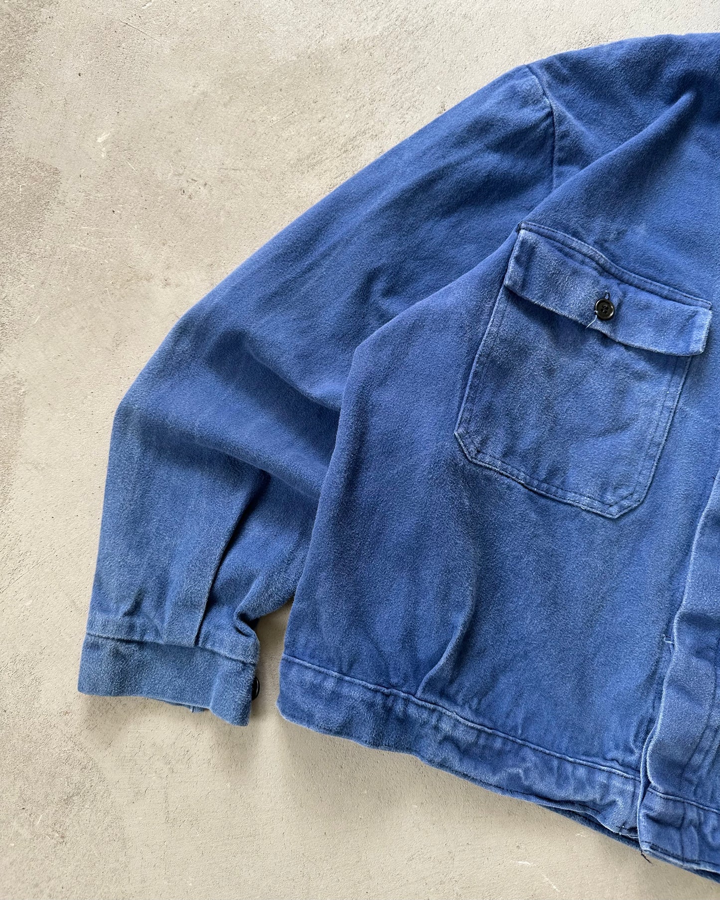 1980s - Blue Moleskin French Chore - S
