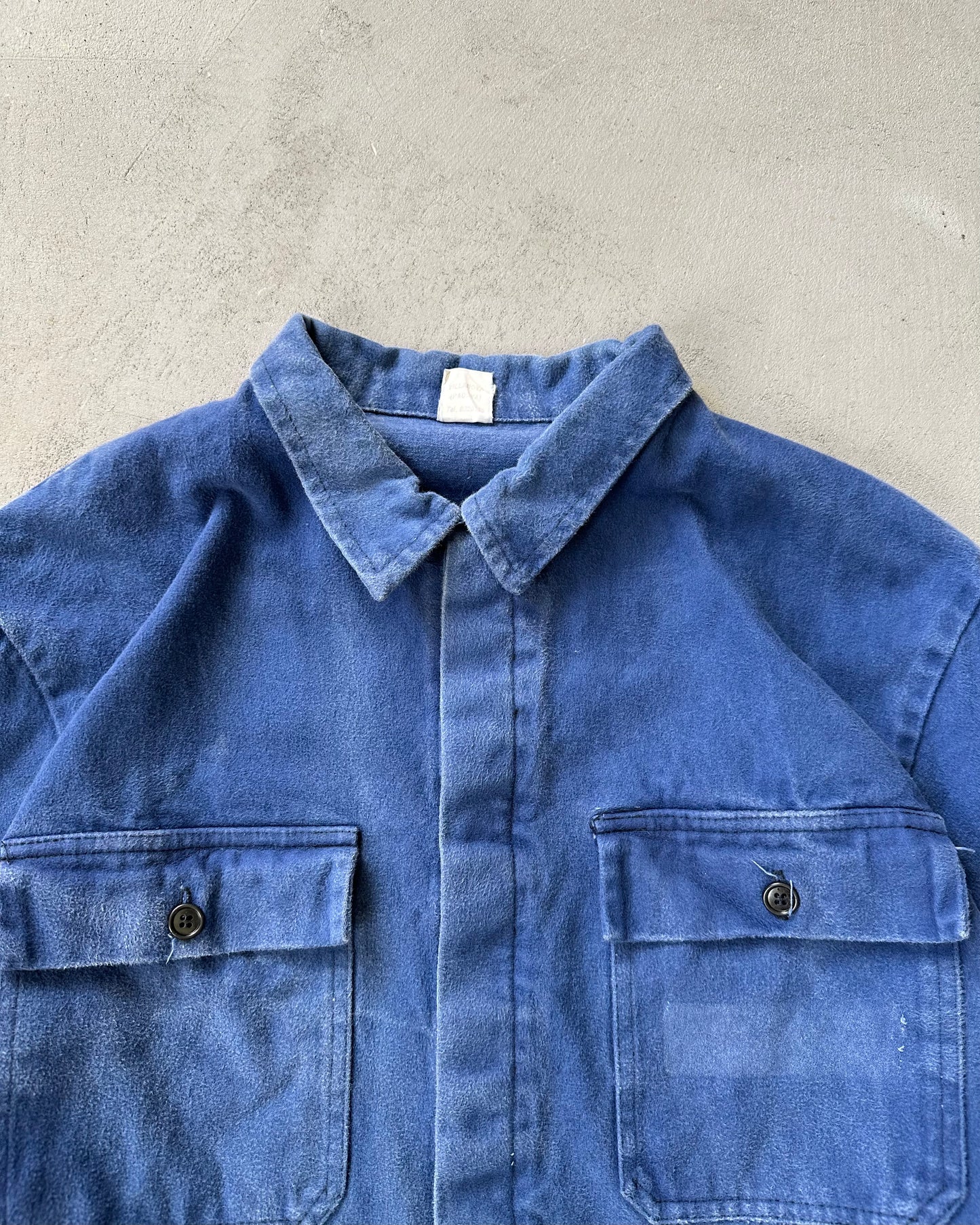 1980s - Blue Moleskin French Chore - S