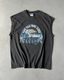 1990s - Faded Black "Sturgis" Tank Top - XL