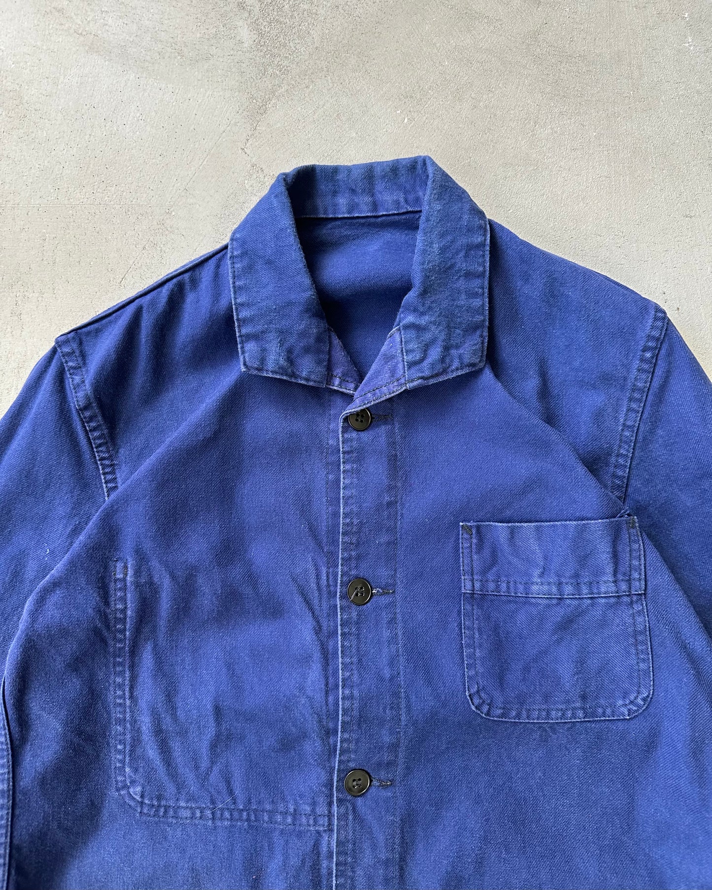 1970s - Blue French Chore - S