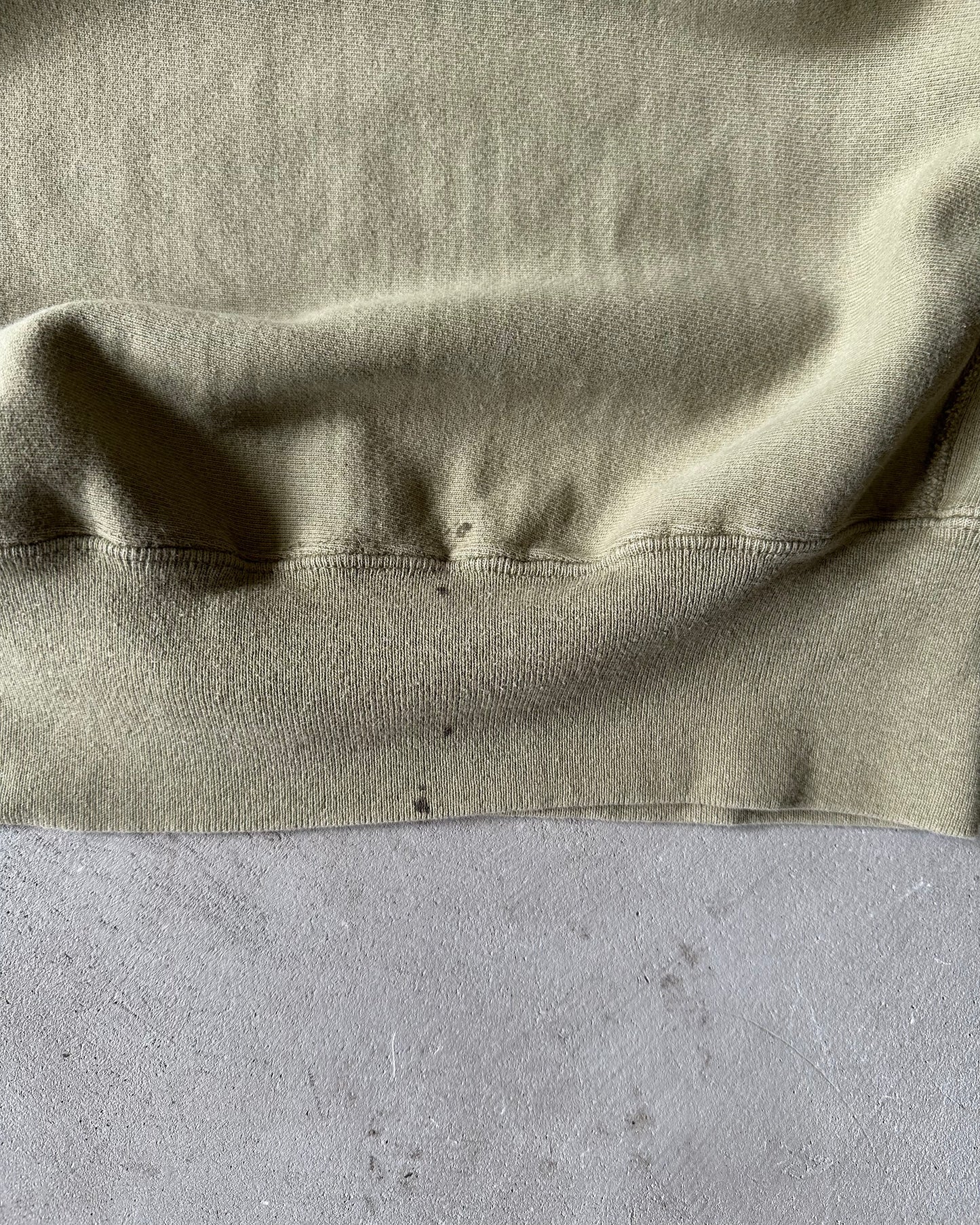 1990s - Sage Green Champion RW Crewneck - M