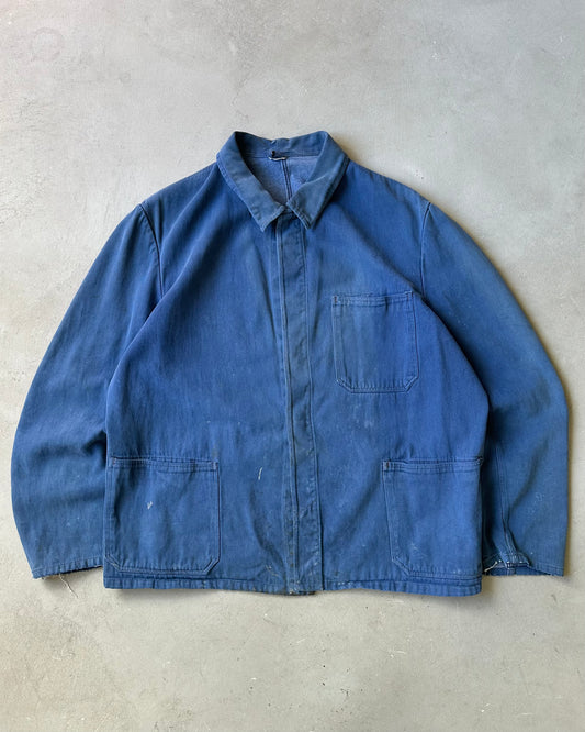 1970s - Faded Blue German Chore - L/XL