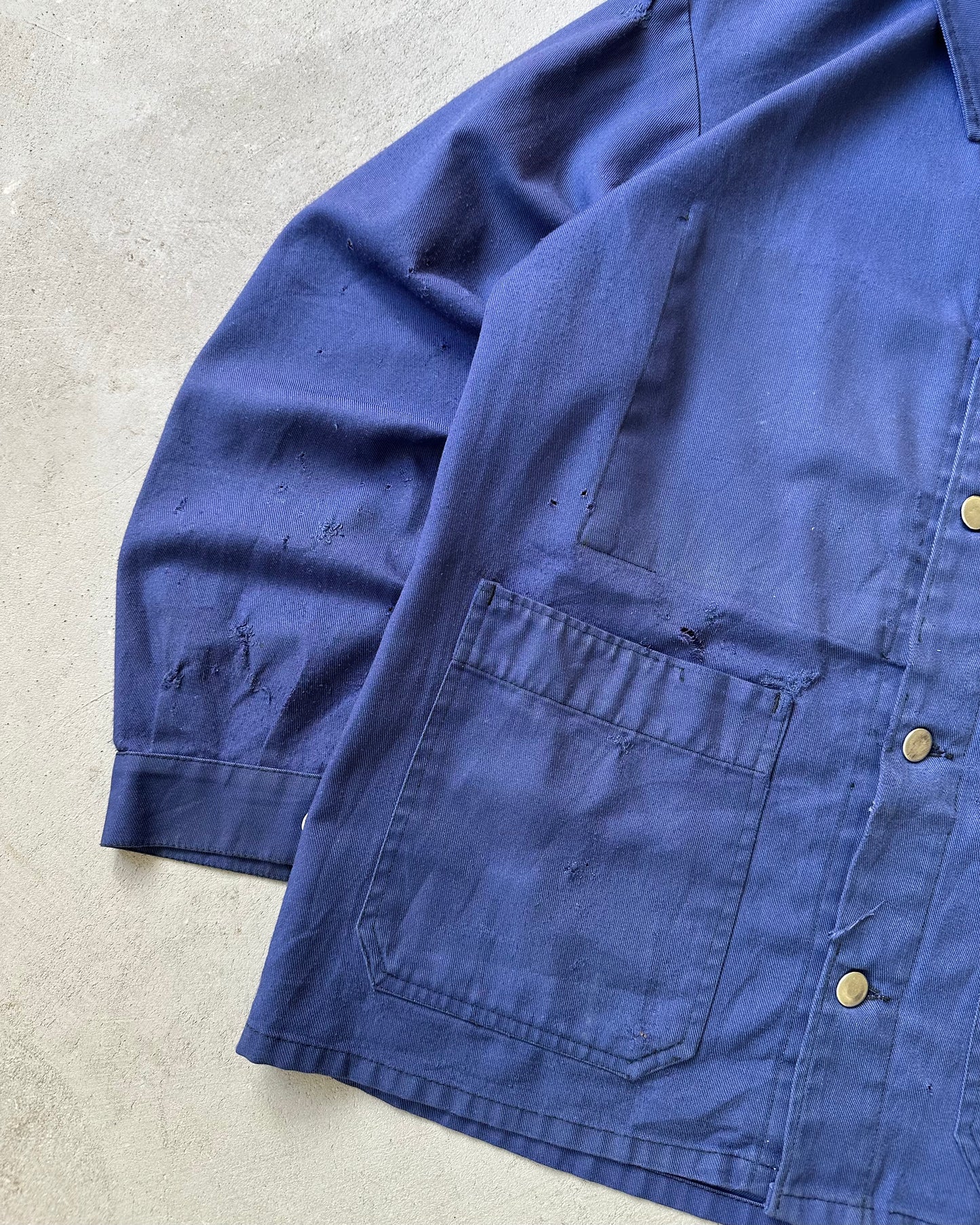 2000s - Distressed Navy French Chore - M