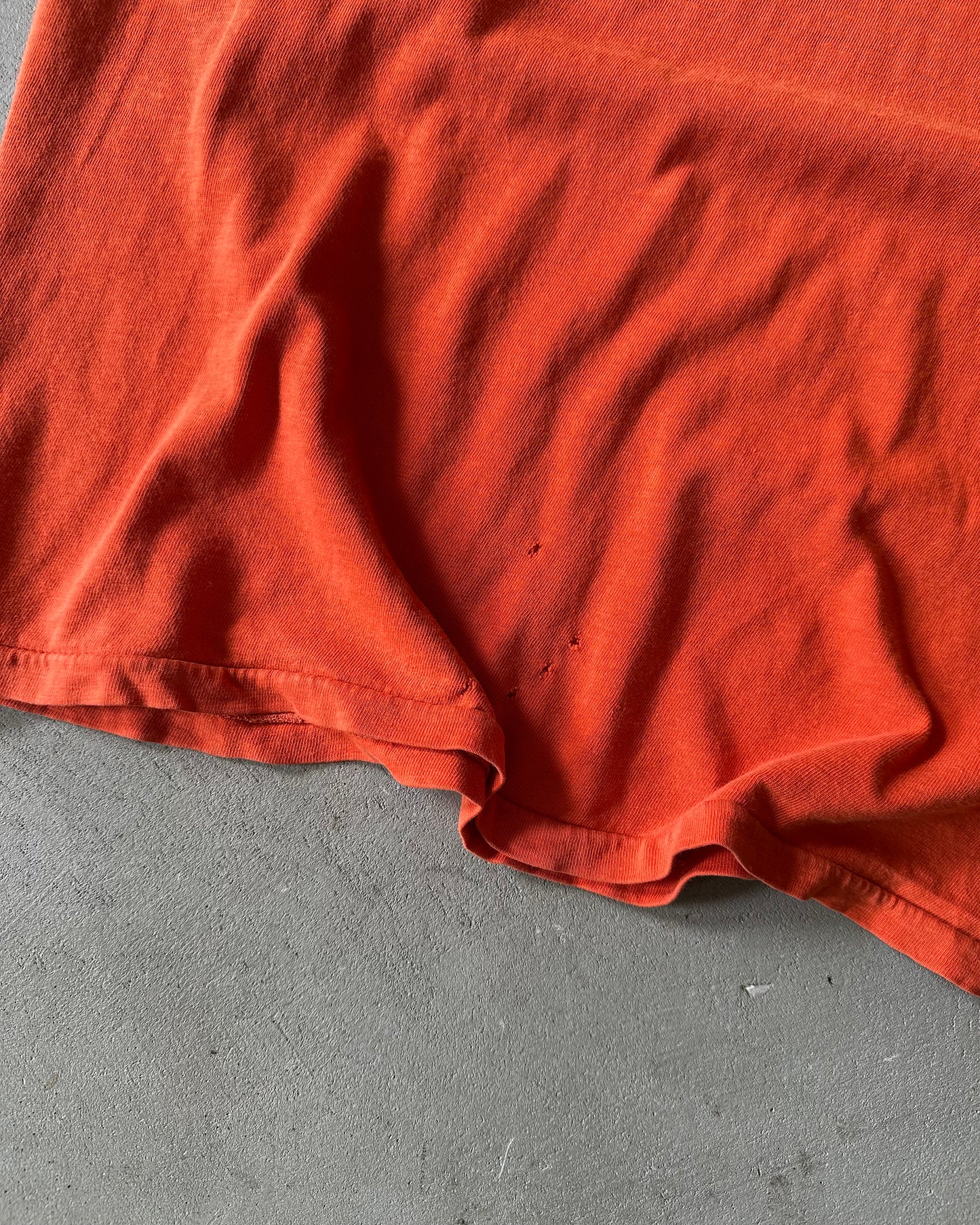 1970s - Distressed Orange Syracuse T-Shirt - S