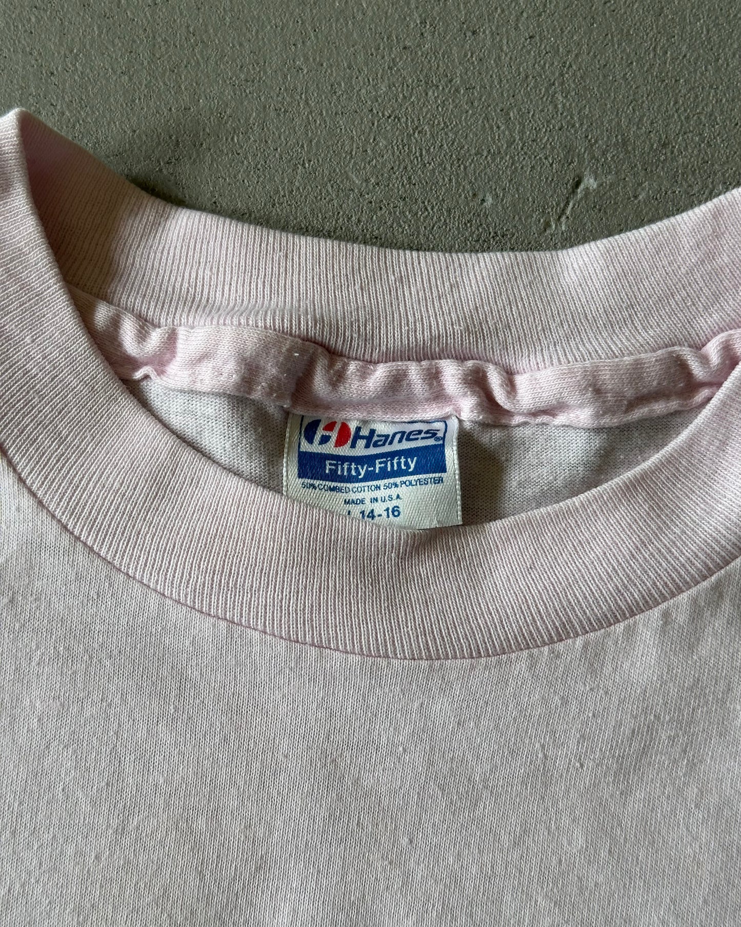 1980s - Light Pink Stop-N-Go T-Shirt - (W)S