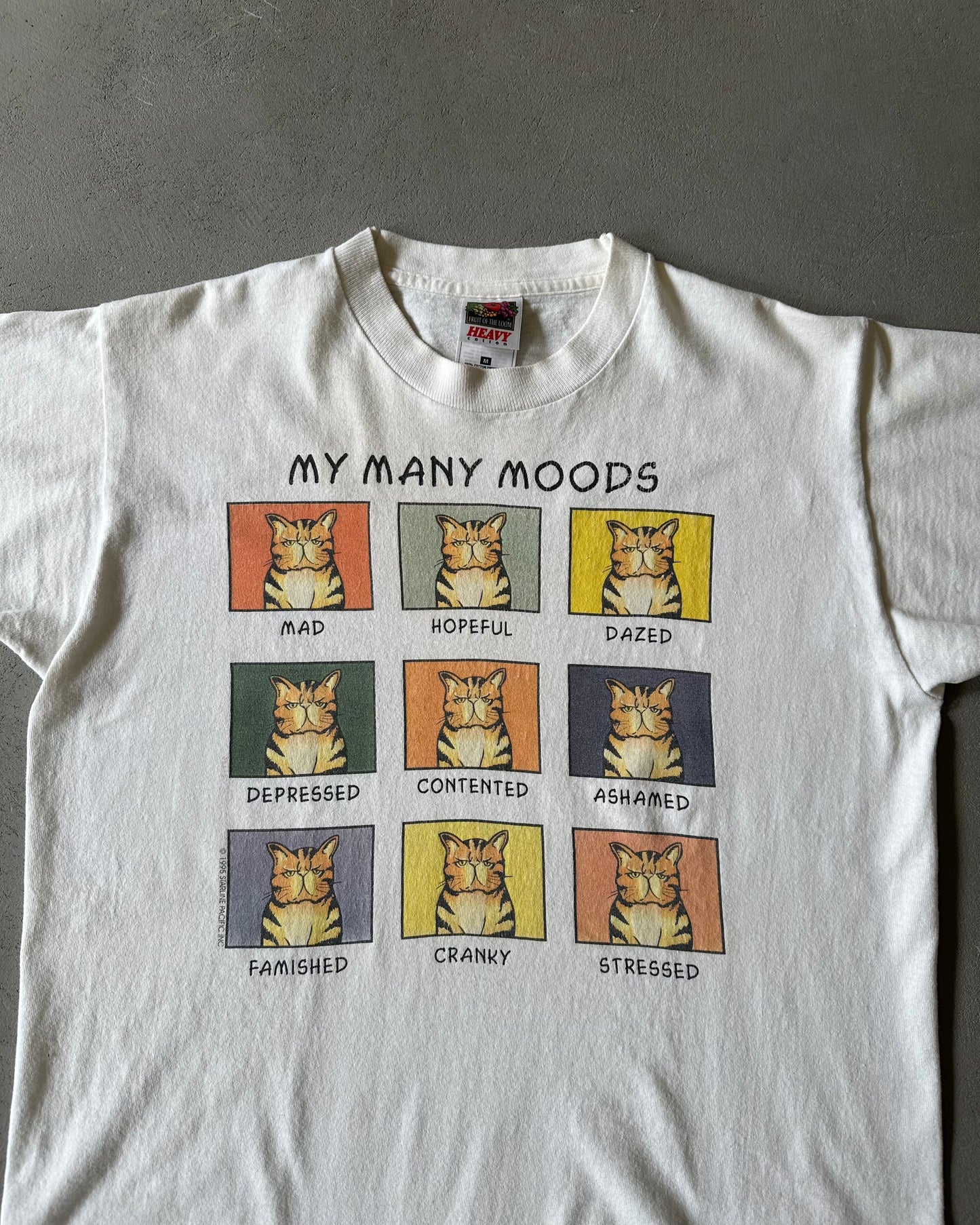 1990s - White Mood T-Shirt - S