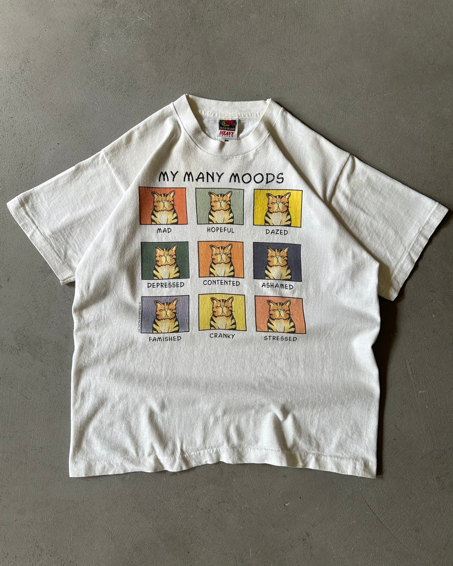 1990s - White Mood T-Shirt - S