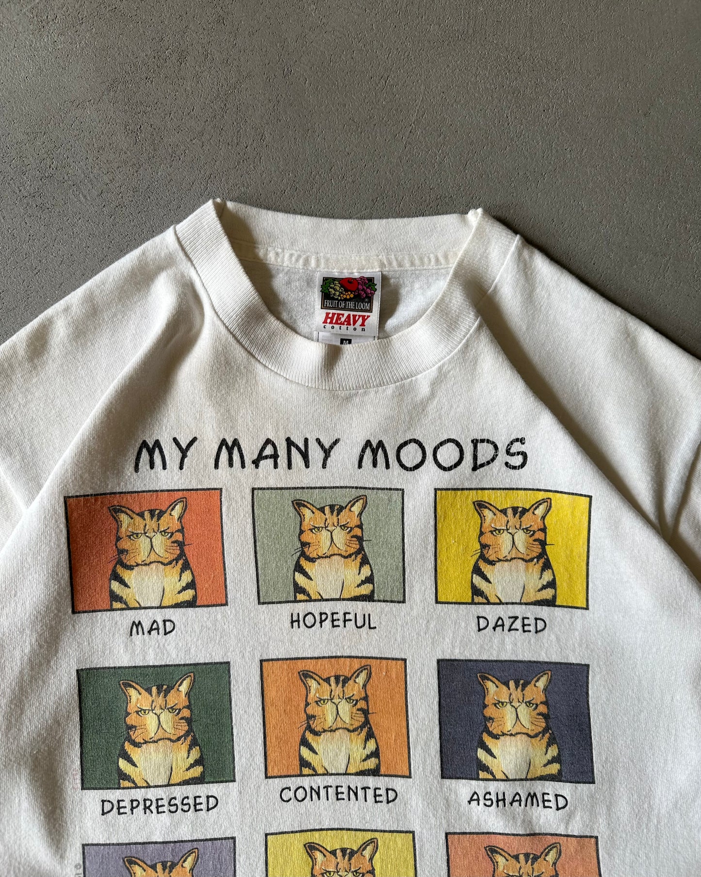 1990s - White Mood T-Shirt - S