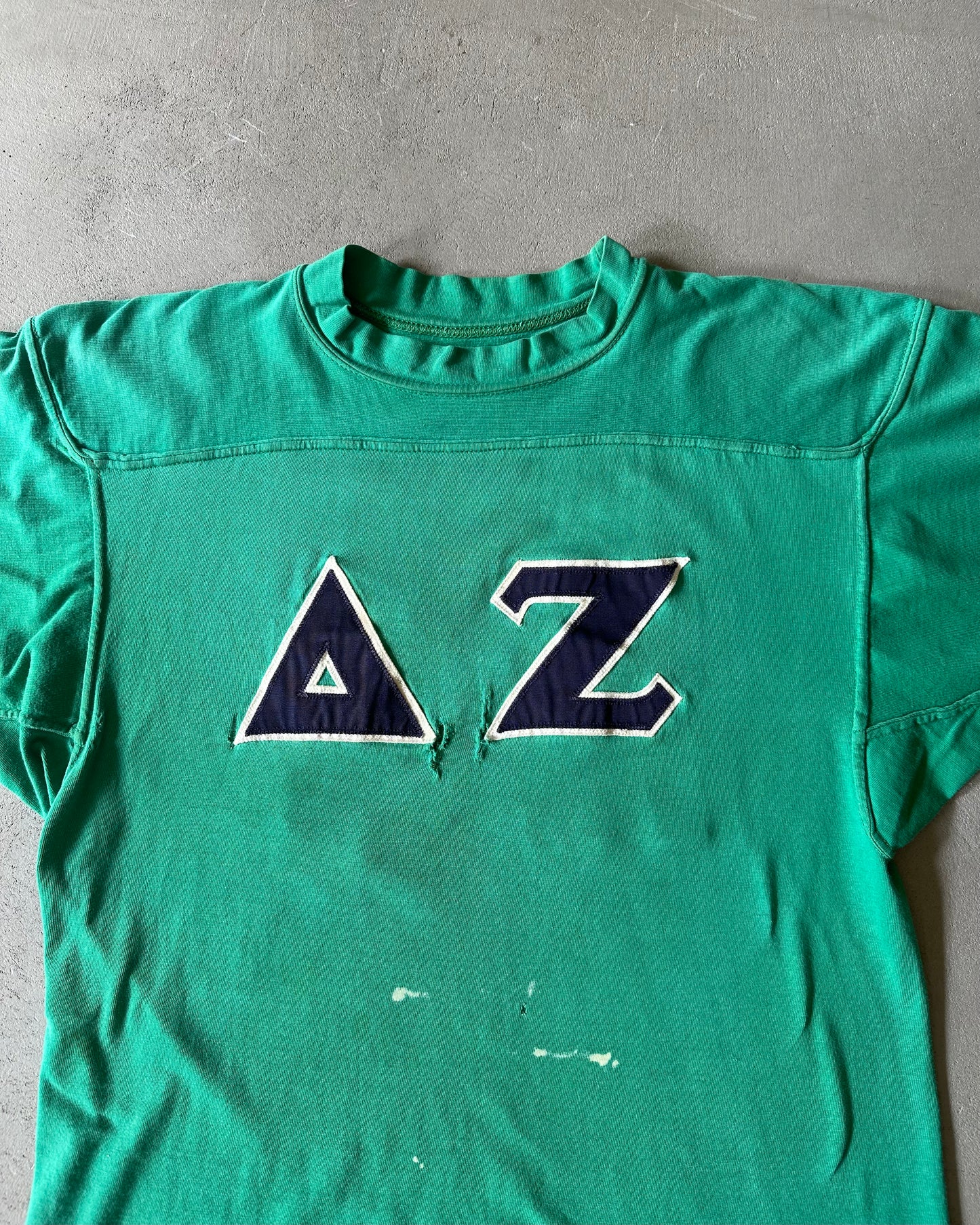 1970s - Green Russell Cotton Jersey - M