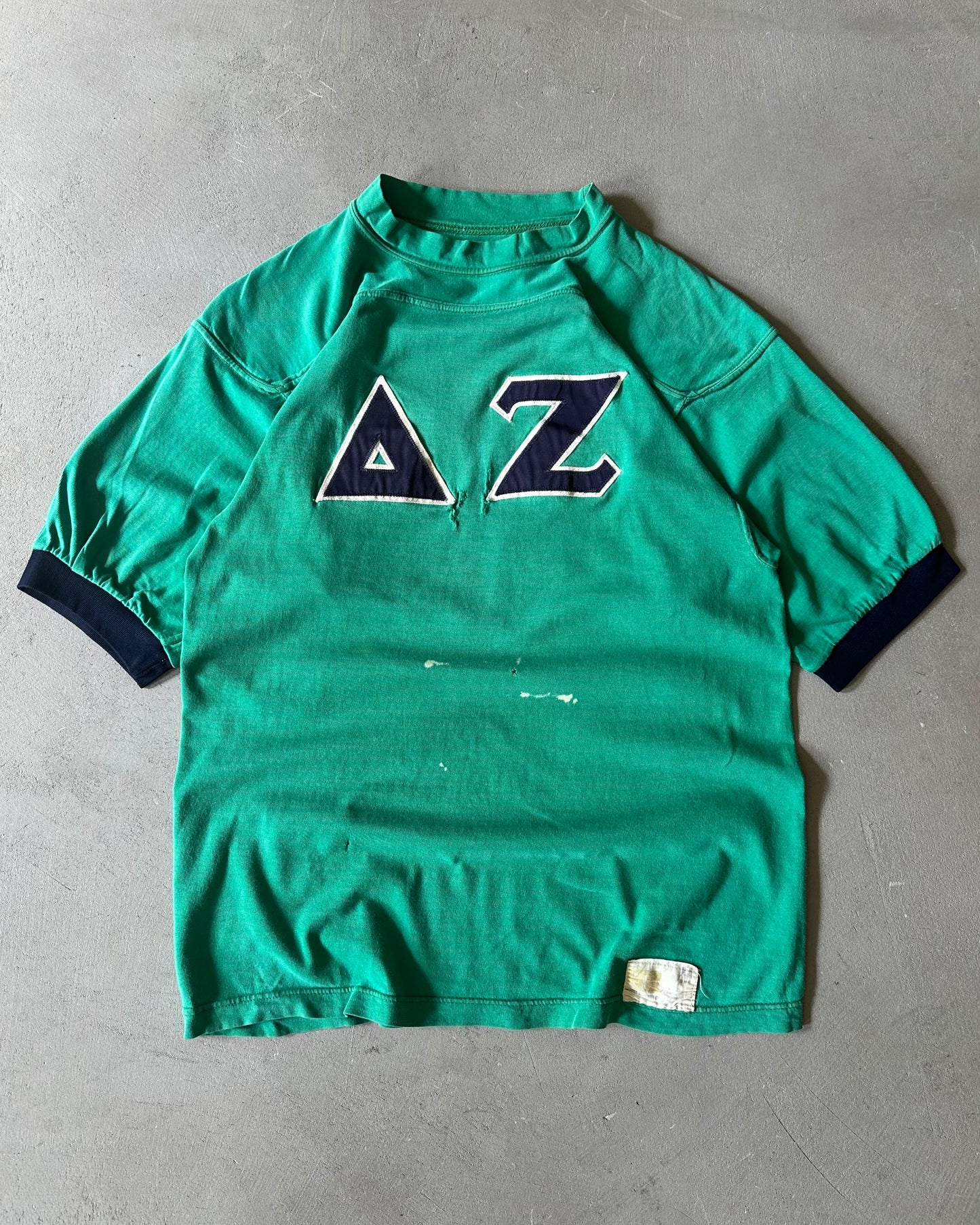 1970s - Green Russell Cotton Jersey - M