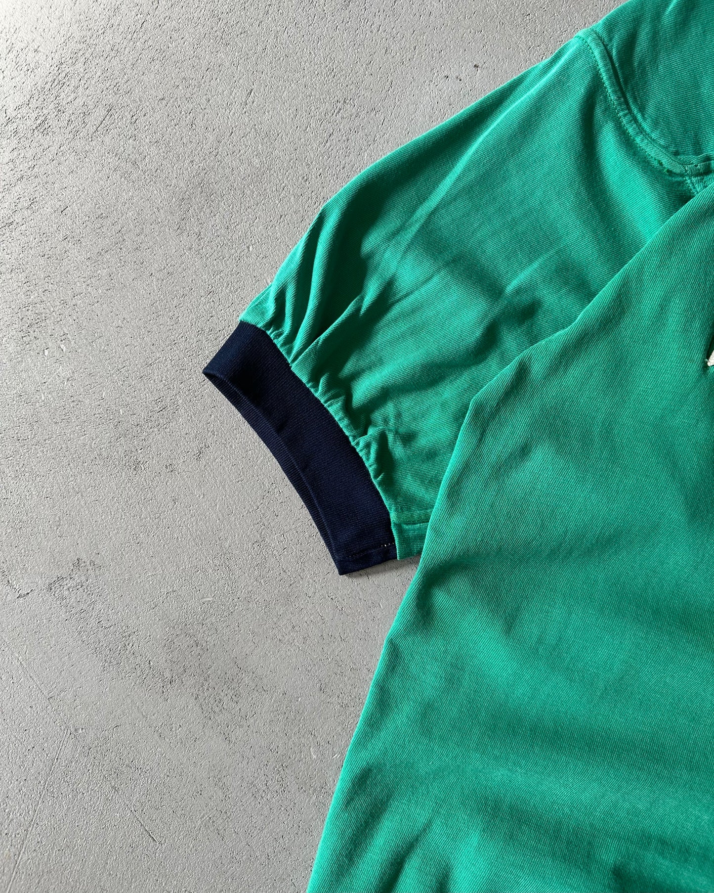 1970s - Green Russell Cotton Jersey - M