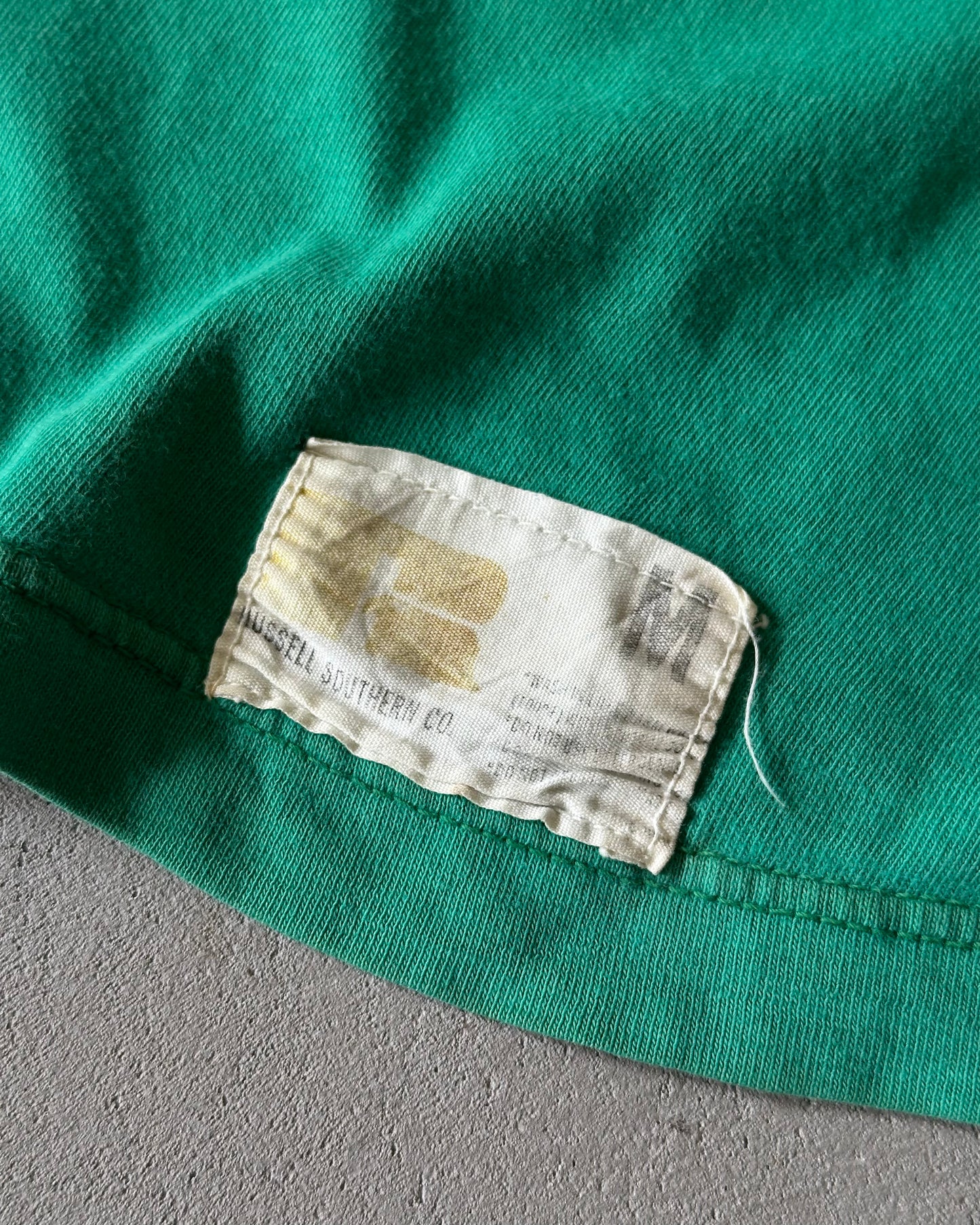 1970s - Green Russell Cotton Jersey - M