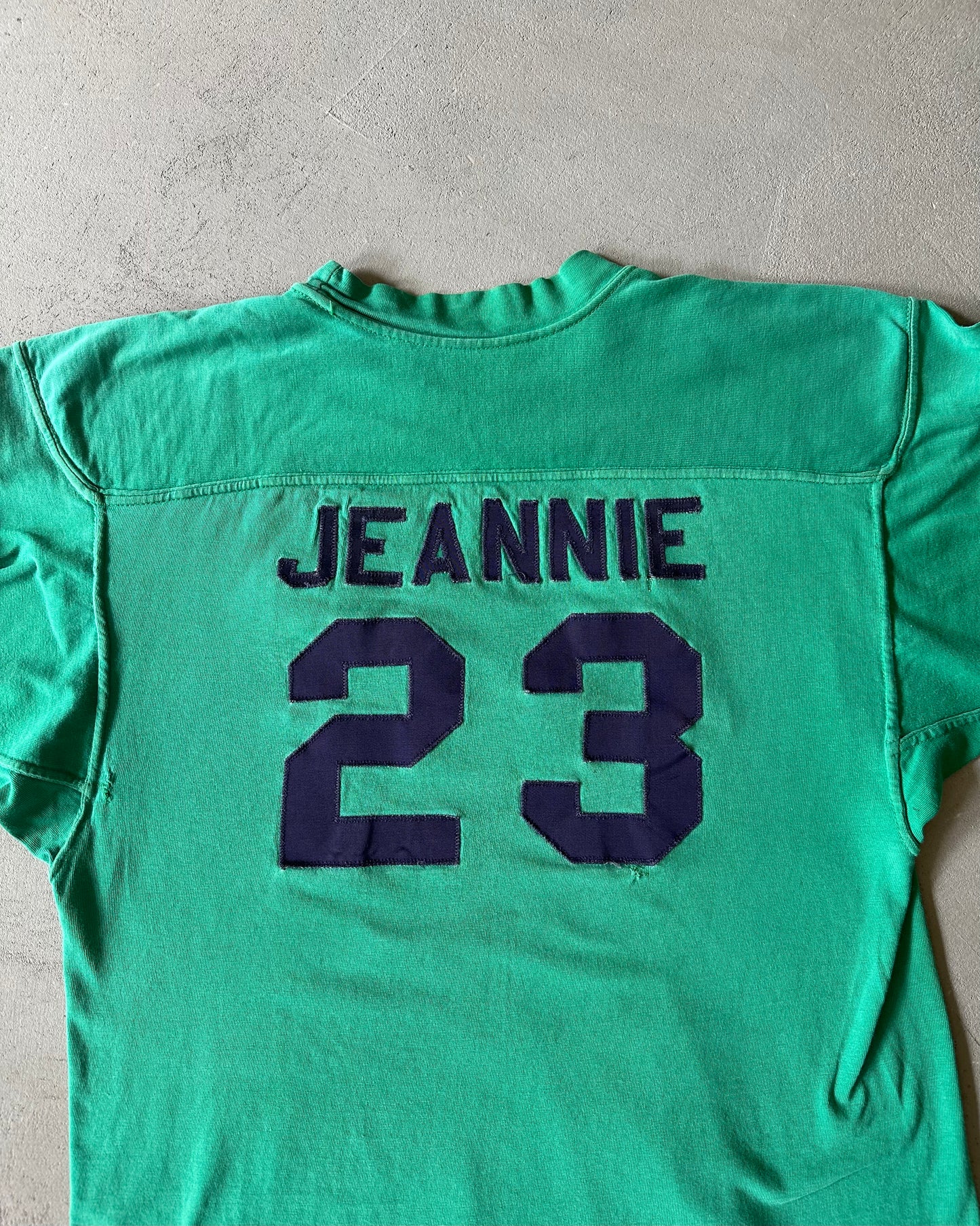 1970s - Green Russell Cotton Jersey - M