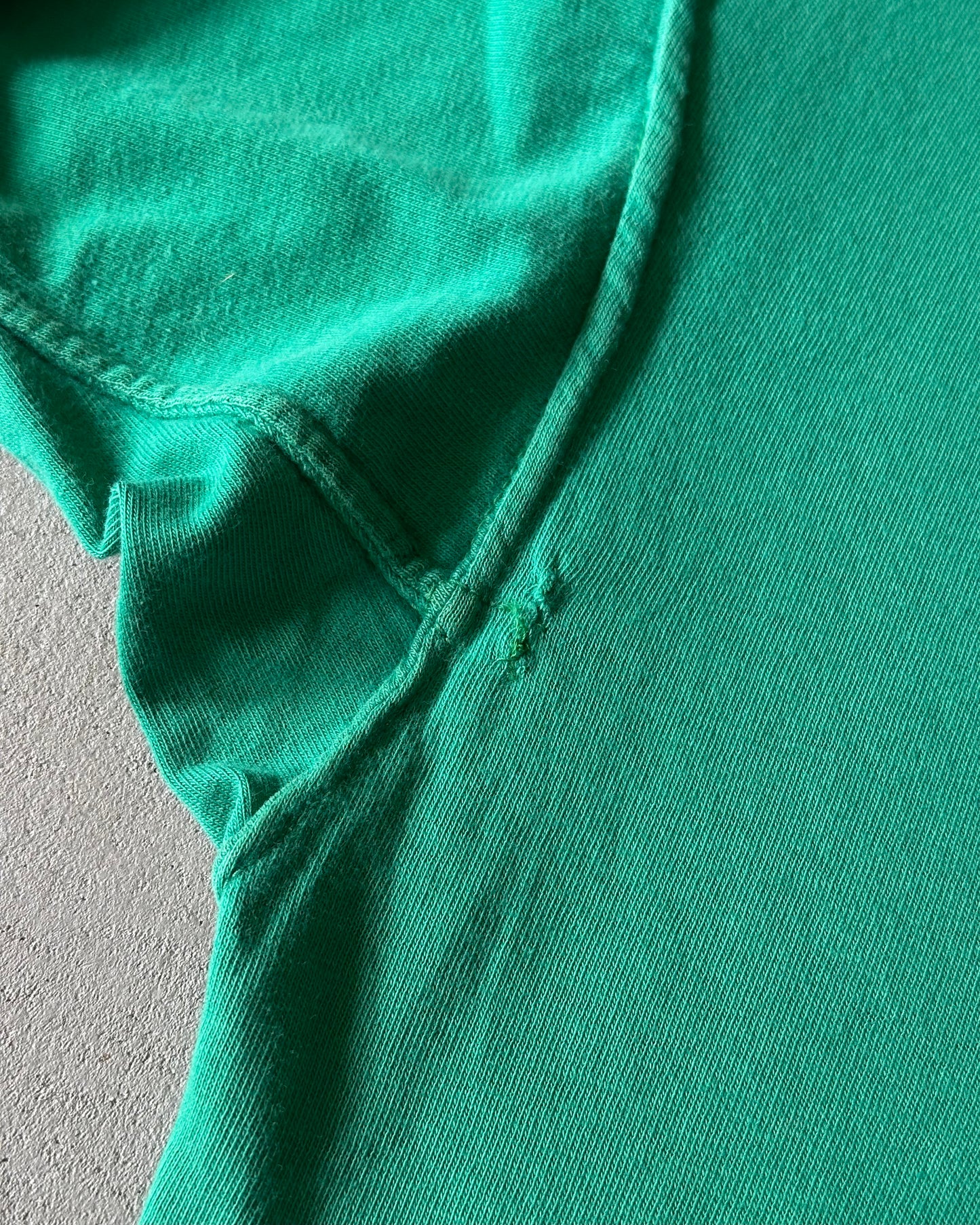 1970s - Green Russell Cotton Jersey - M