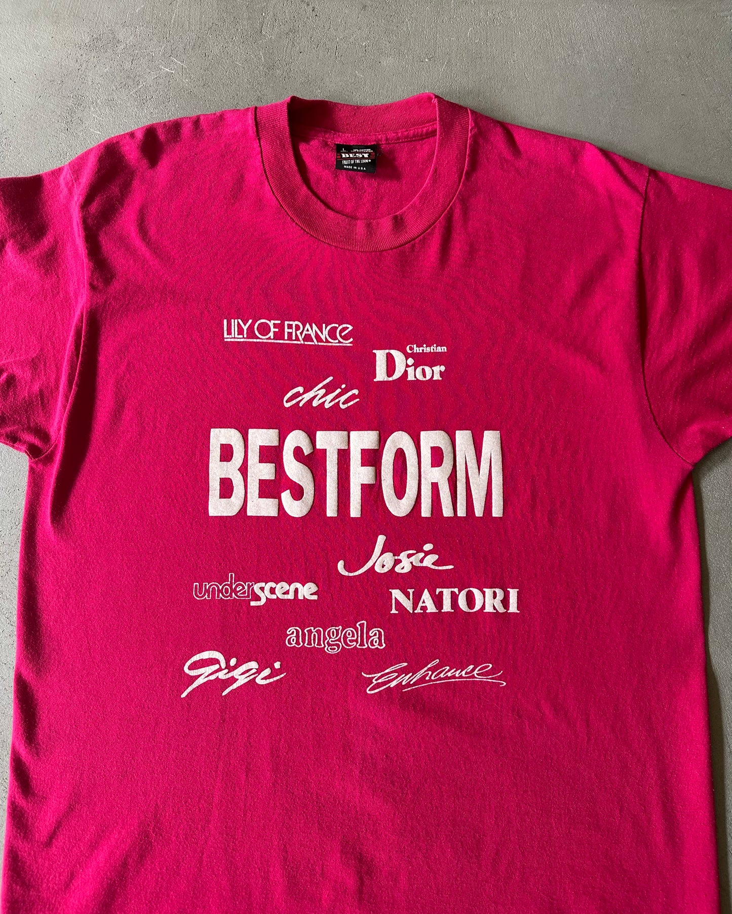 1990s - Pink Bestform T-Shirt - M/L