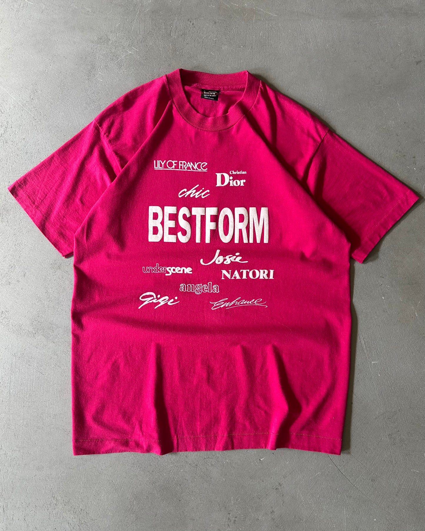 1990s - Pink Bestform T-Shirt - M/L