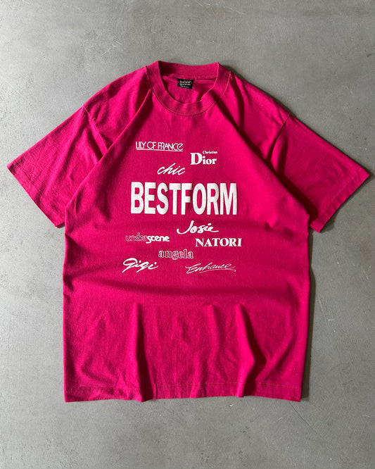 1990s - Pink Bestform T-Shirt - M/L