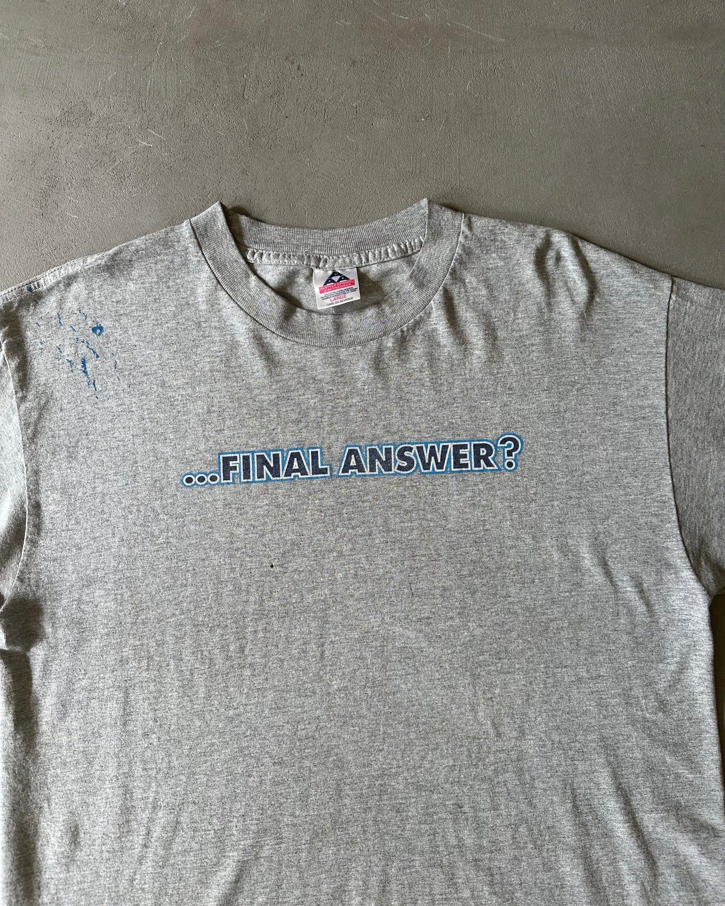 2000s - Heather Grey Jesus T-Shirt - L