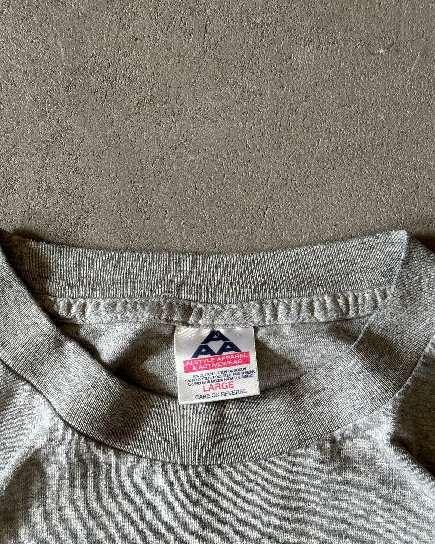 2000s - Heather Grey Jesus T-Shirt - L